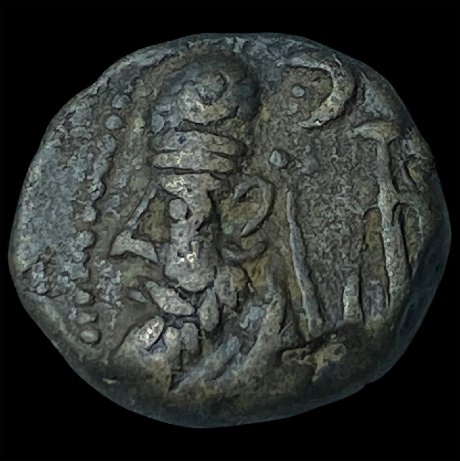 Elymais Phraates c. 106-130 AD Bronze Drachm: Elymais Phraates c. 106-130 AD Bronze Drachm