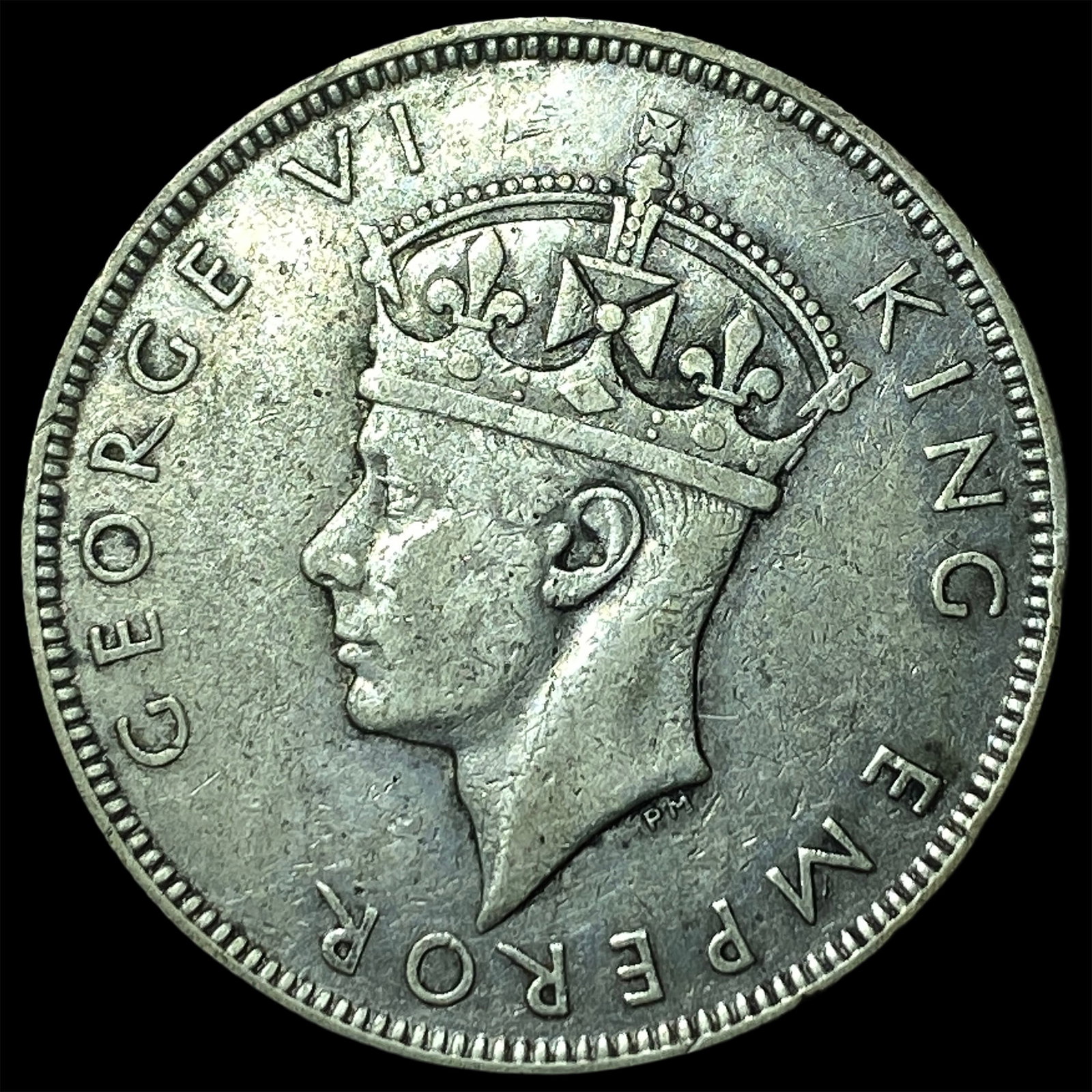 1939 Seychelles Silver 1 Rupee (1 of 2)