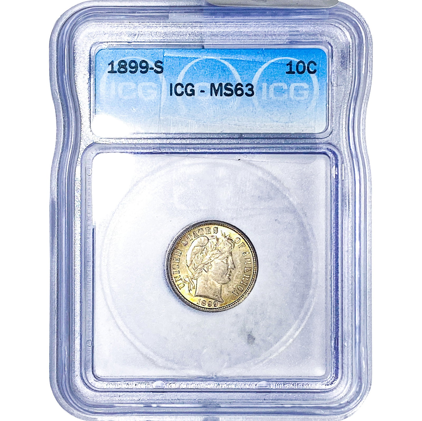 1899-S Barber Dime ICG MS63 (1 of 2)