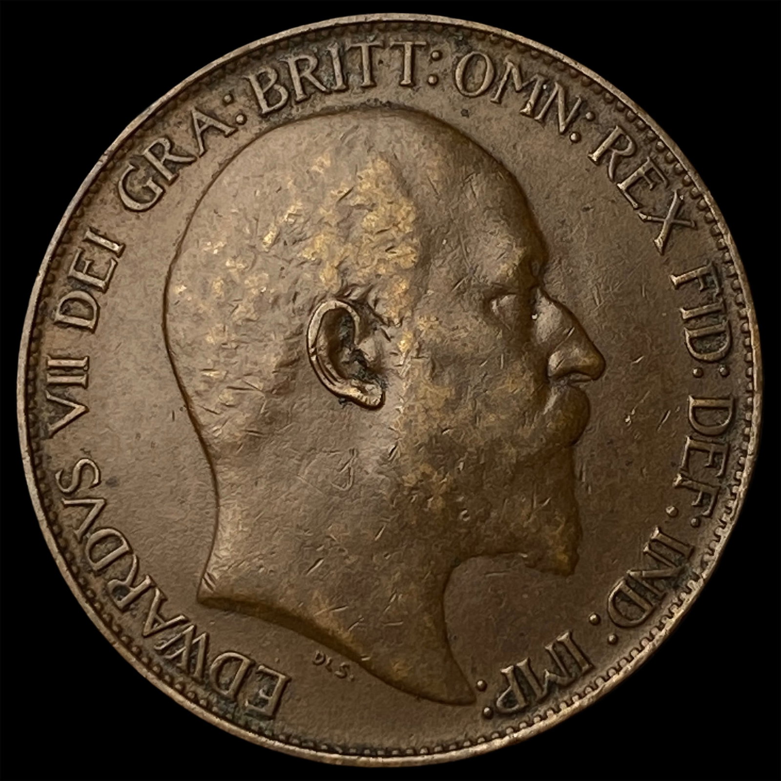 1910 Great Britain Bronze 1/2 Penny (1 of 2)