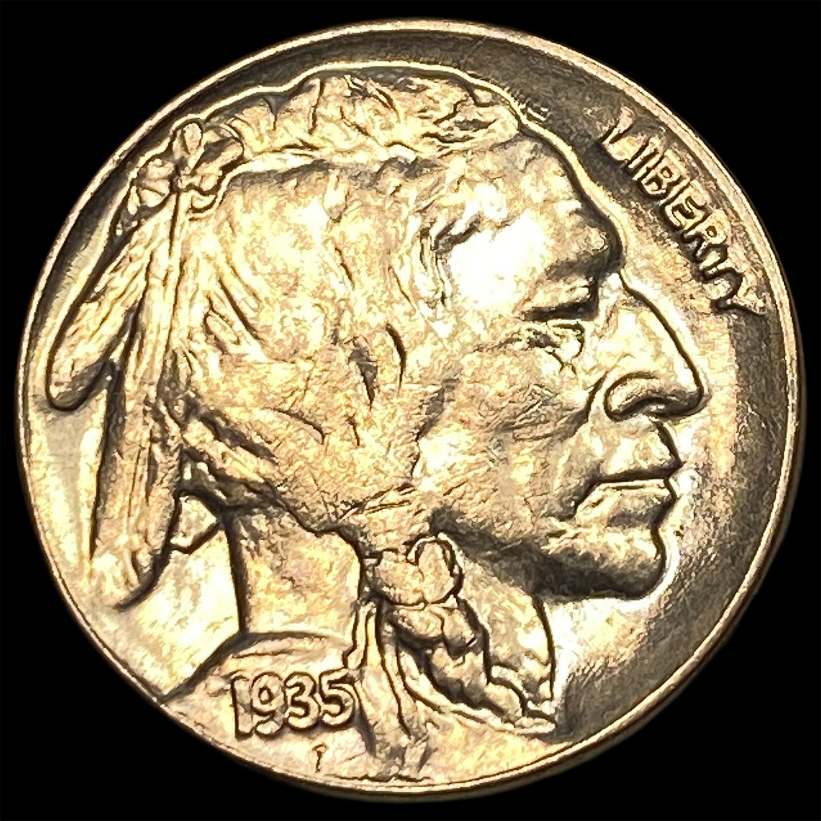 1935-D Buffalo Nickel UNCIRCULATED: 1935-D Buffalo Nickel UNCIRCULATED