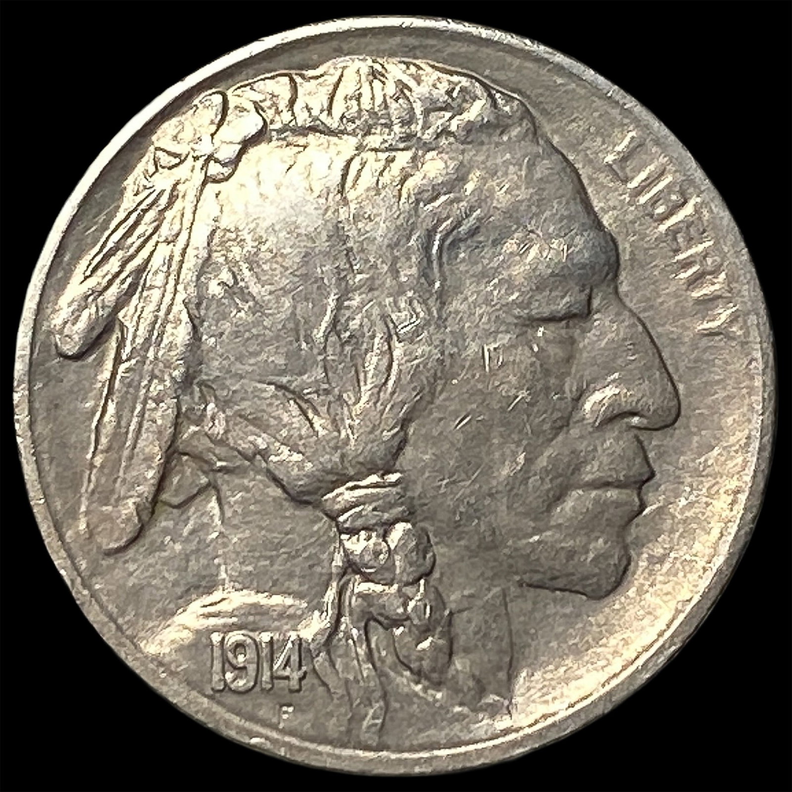 1914-S Buffalo Nickel CLOSELY UNCIRCULATED: 1914-S Buffalo Nickel CLOSELY UNCIRCULATED
