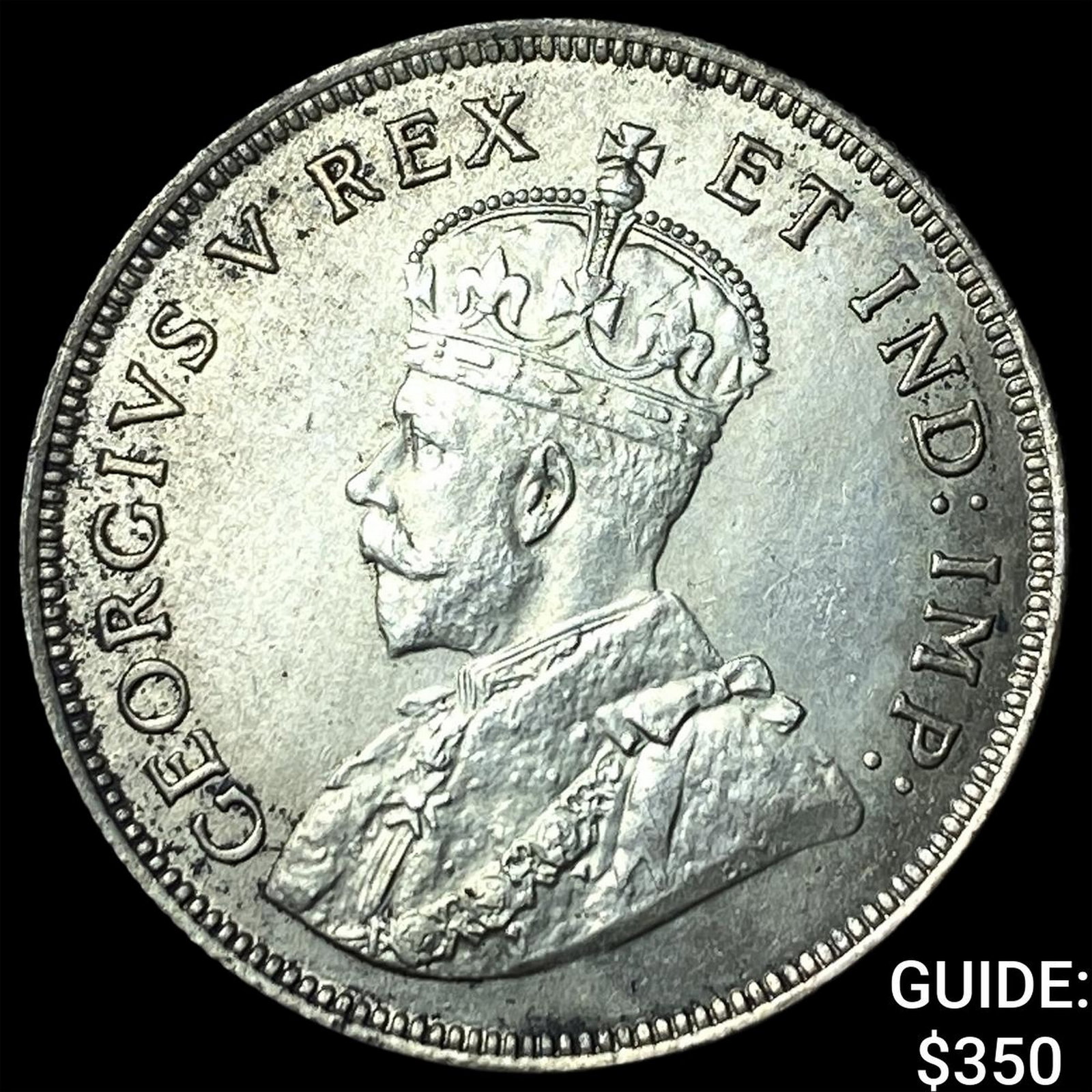 1924 British East Africa Silver 1 Shilling: 1924 British East Africa Silver 1 Shilling
