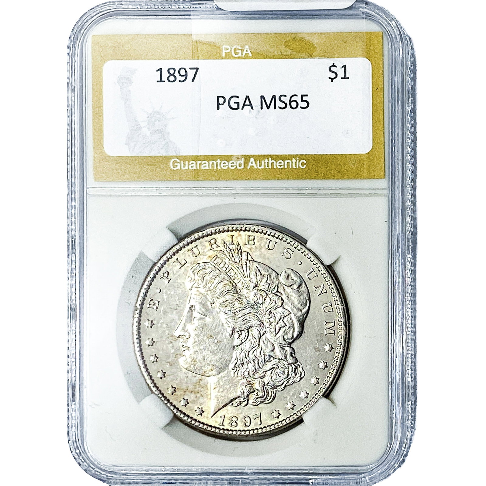 1897 Morgan Silver Dollar PGA MS65 (1 of 2)