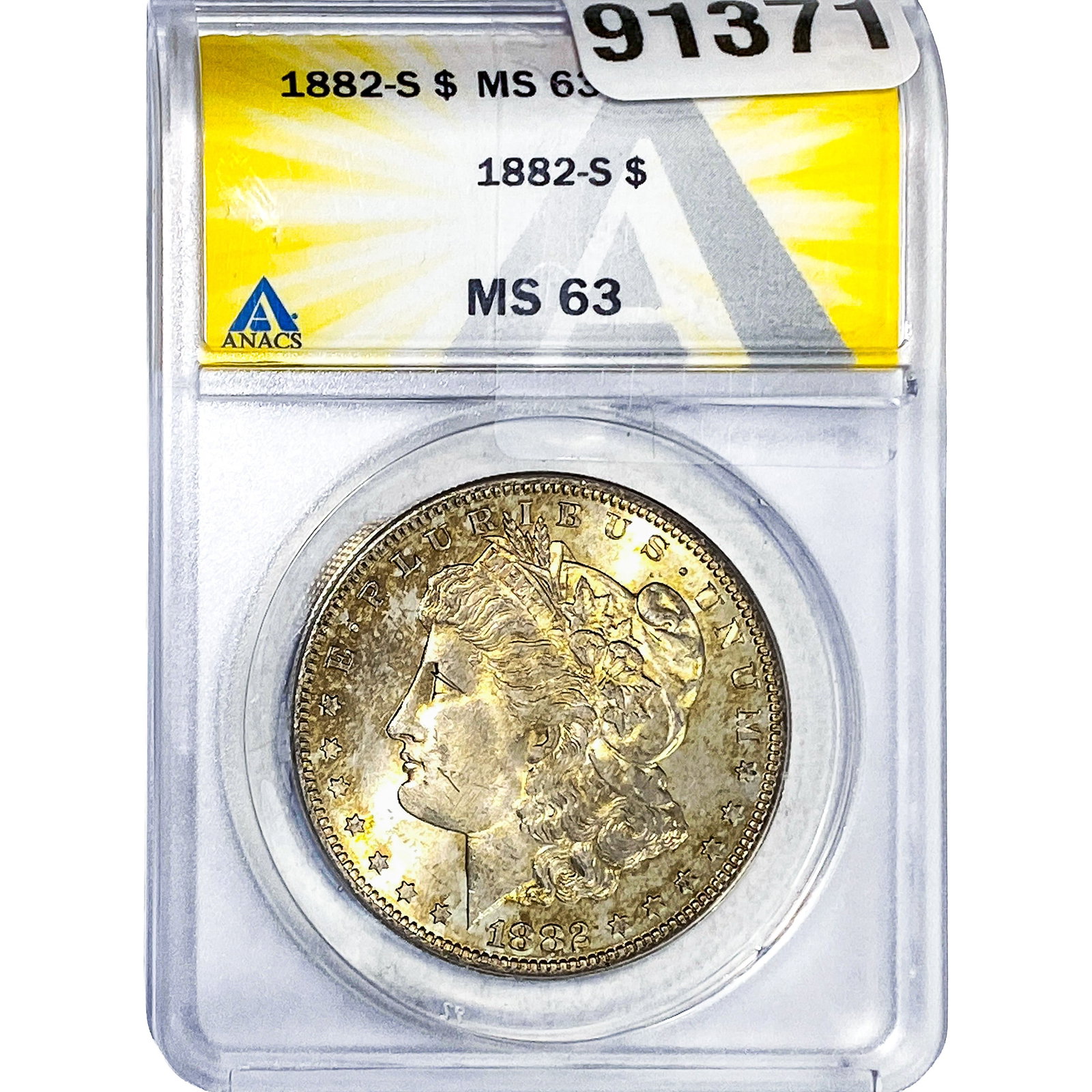 1882-S Morgan Silver Dollar ANACS MS63 (1 of 2)