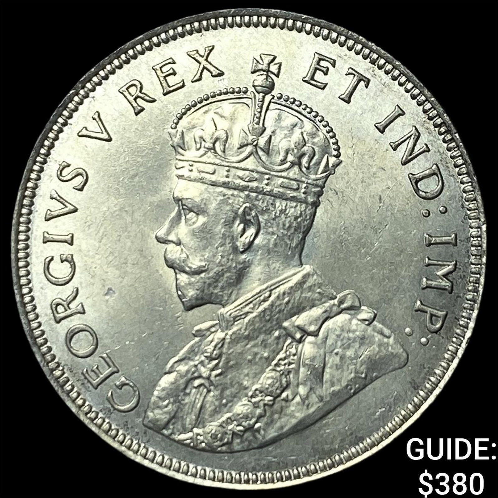 1925 British East Africa Silver 1 Shilling: 1925 British East Africa Silver 1 Shilling