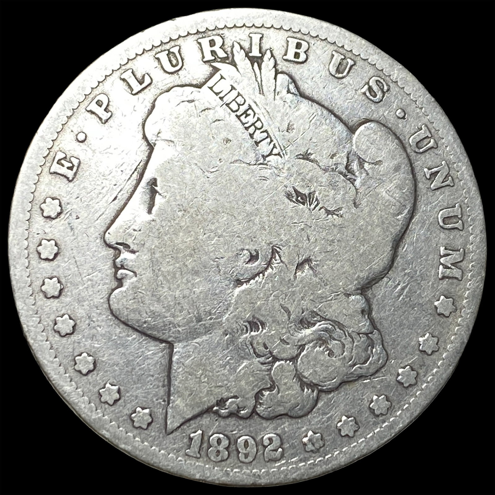 1892-CC Morgan Silver Dollar NICELY CIRCULATED (1 of 2)