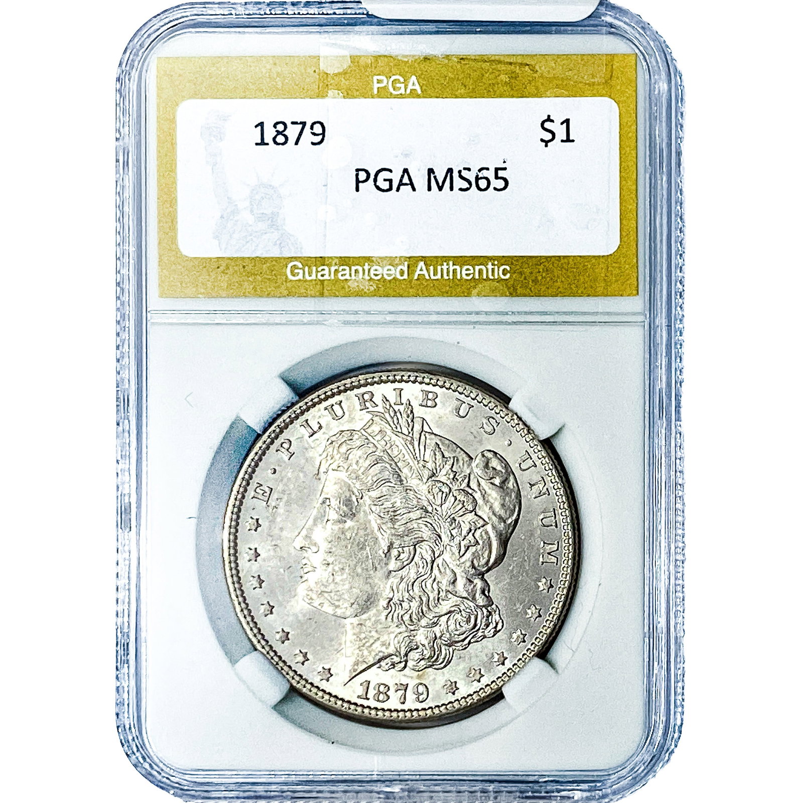 1879 Morgan Silver Dollar PGA MS65 (1 of 2)