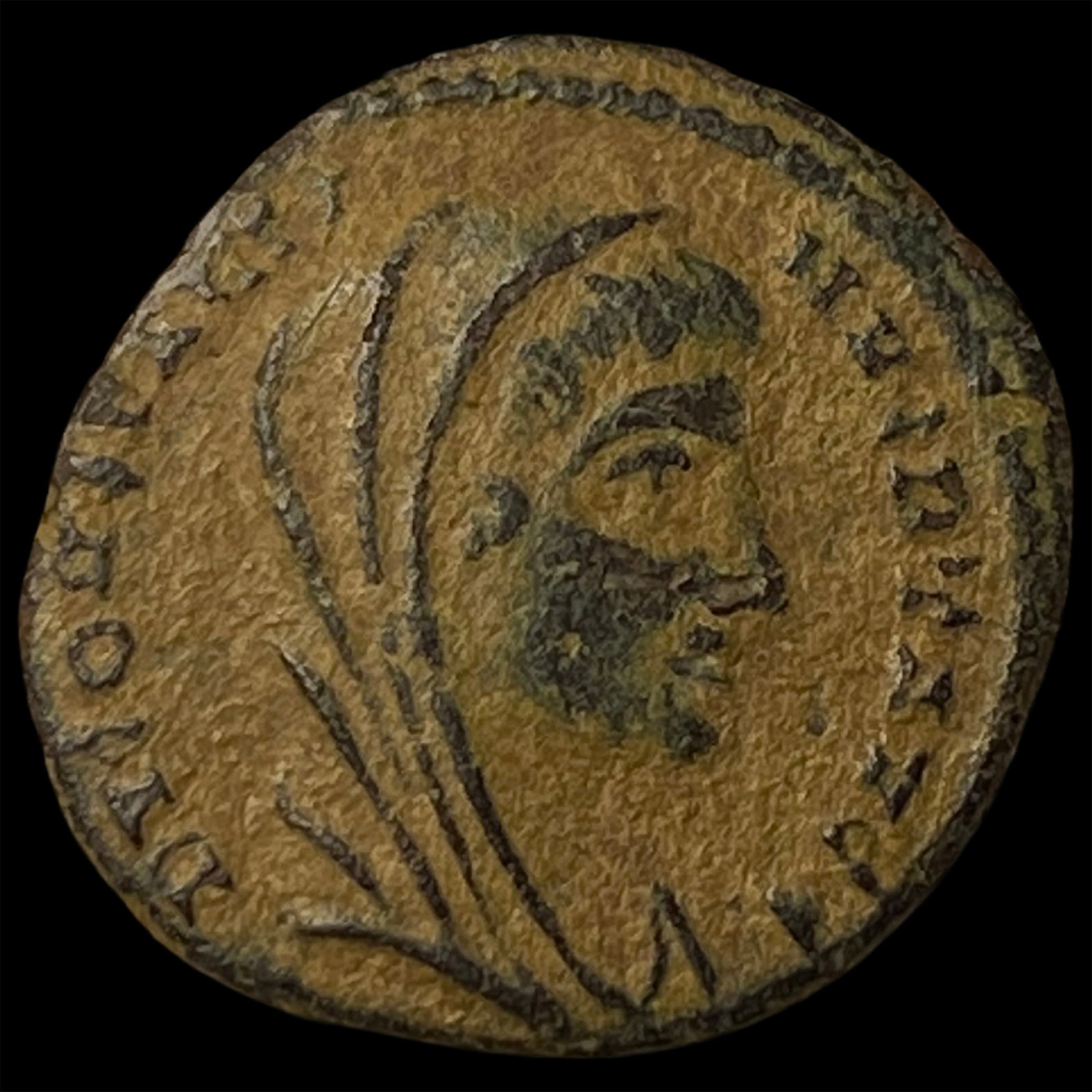 Roman Constantine I 307-337 AD Bronze Follis: Roman Constantine I 307-337 AD Bronze Follis