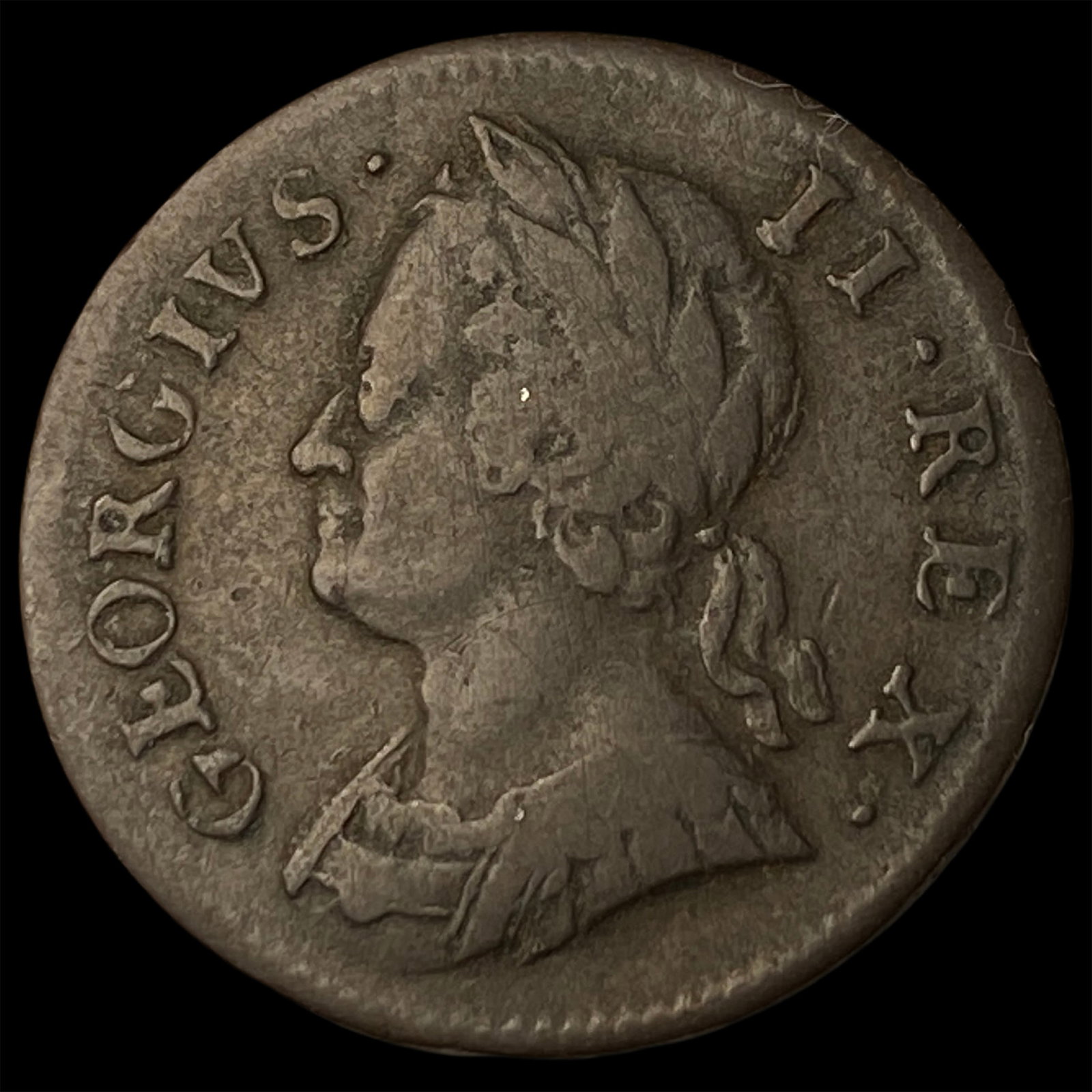 1749 Great Britain Copper 1 Farthing (1 of 2)