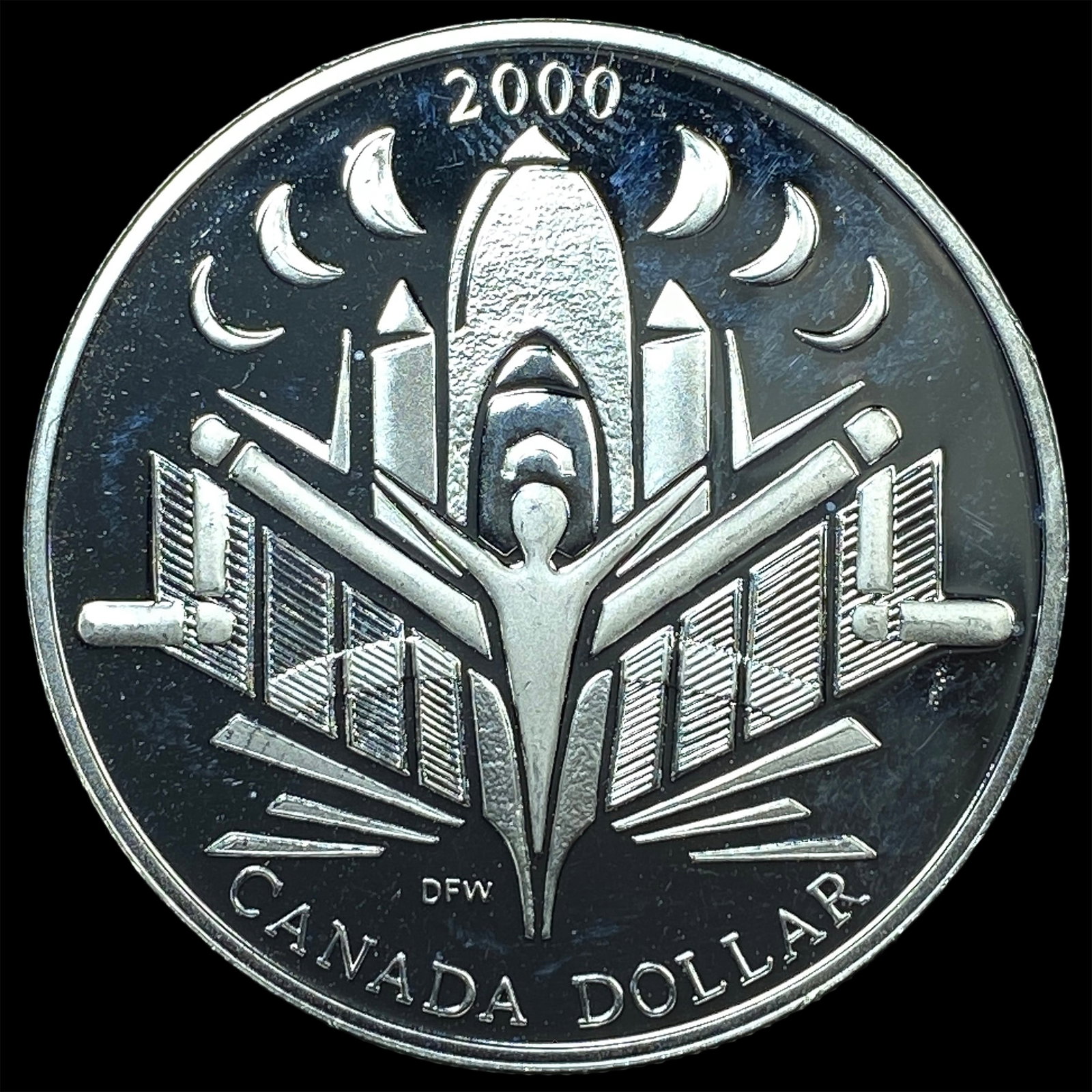 2000 Canada Silver Dollar - 2