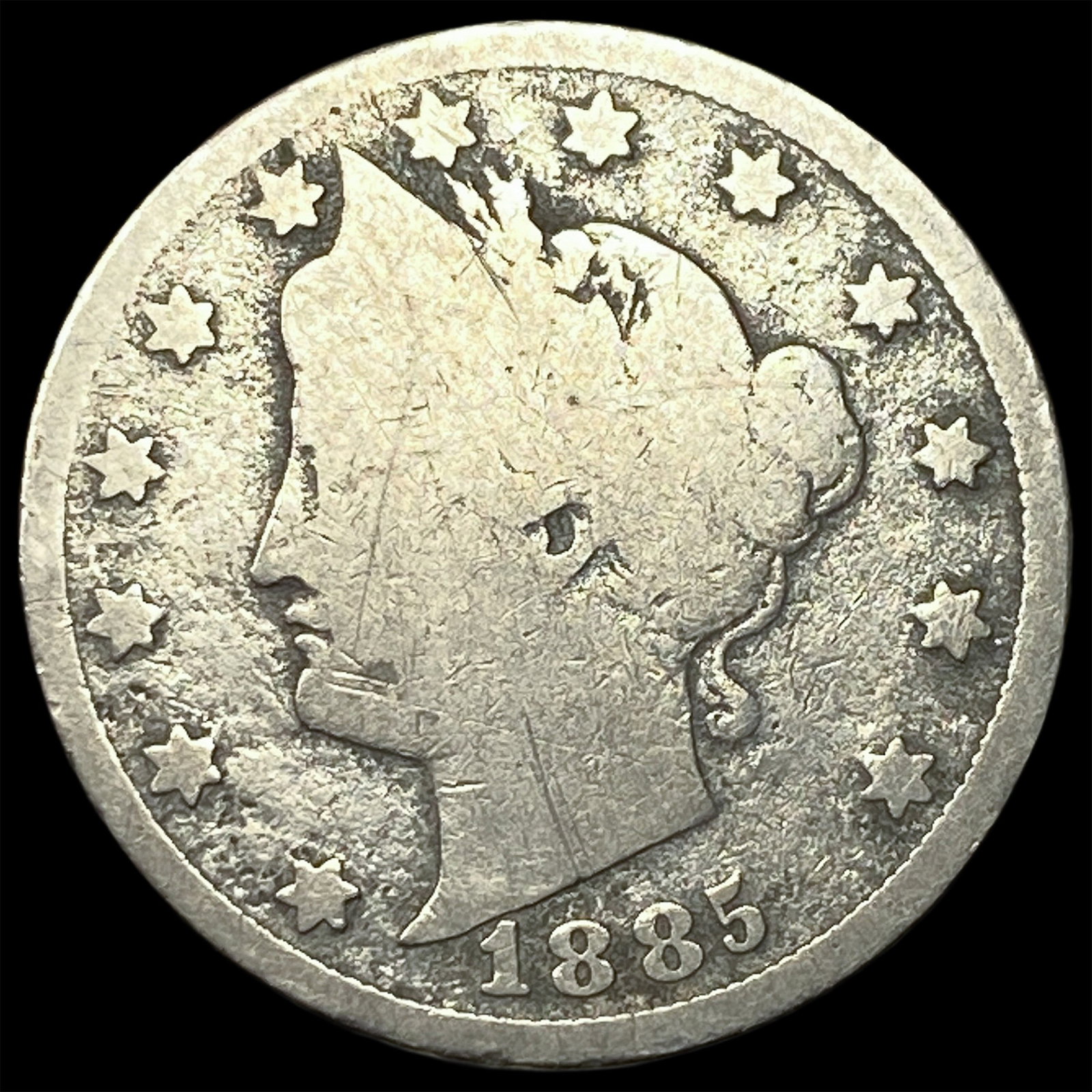 1885 Liberty Head Nickel LIGHTLY CIRCULATED (1 of 2)