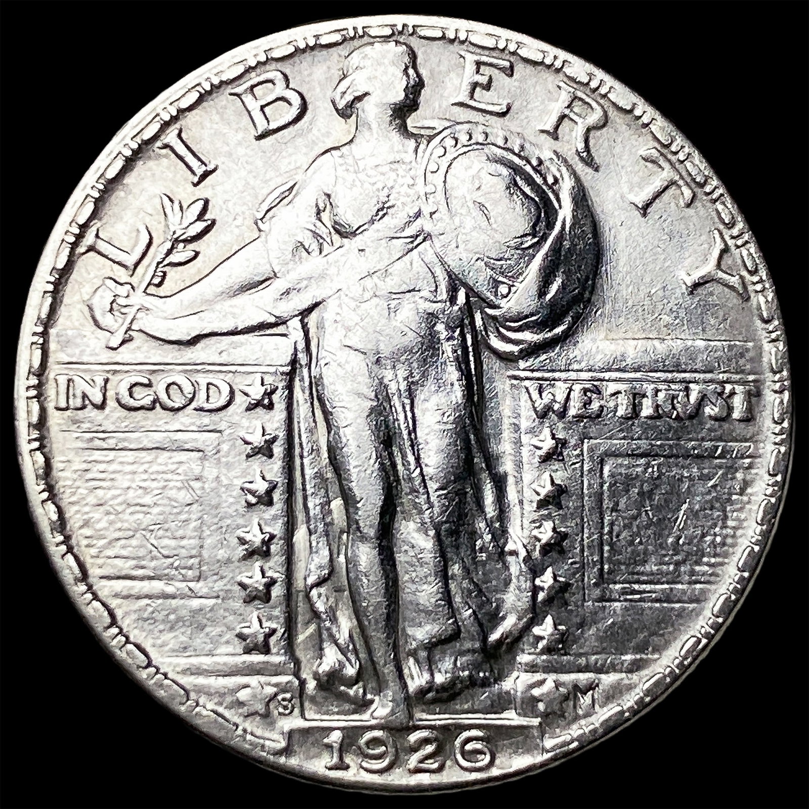 1926-S Silver Standing Liberty Quarter UNCIRCULATED (1 of 2)
