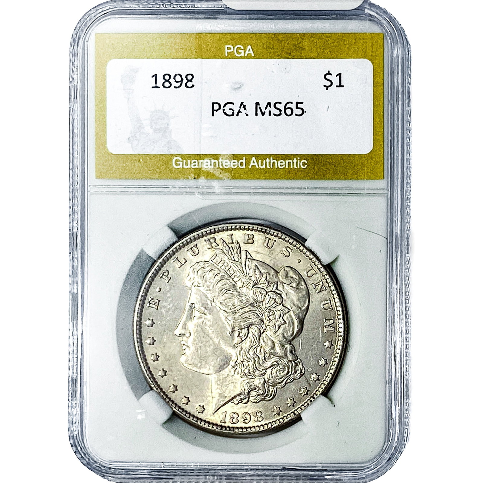 1898 Morgan Silver Dollar PGA MS65 (1 of 2)