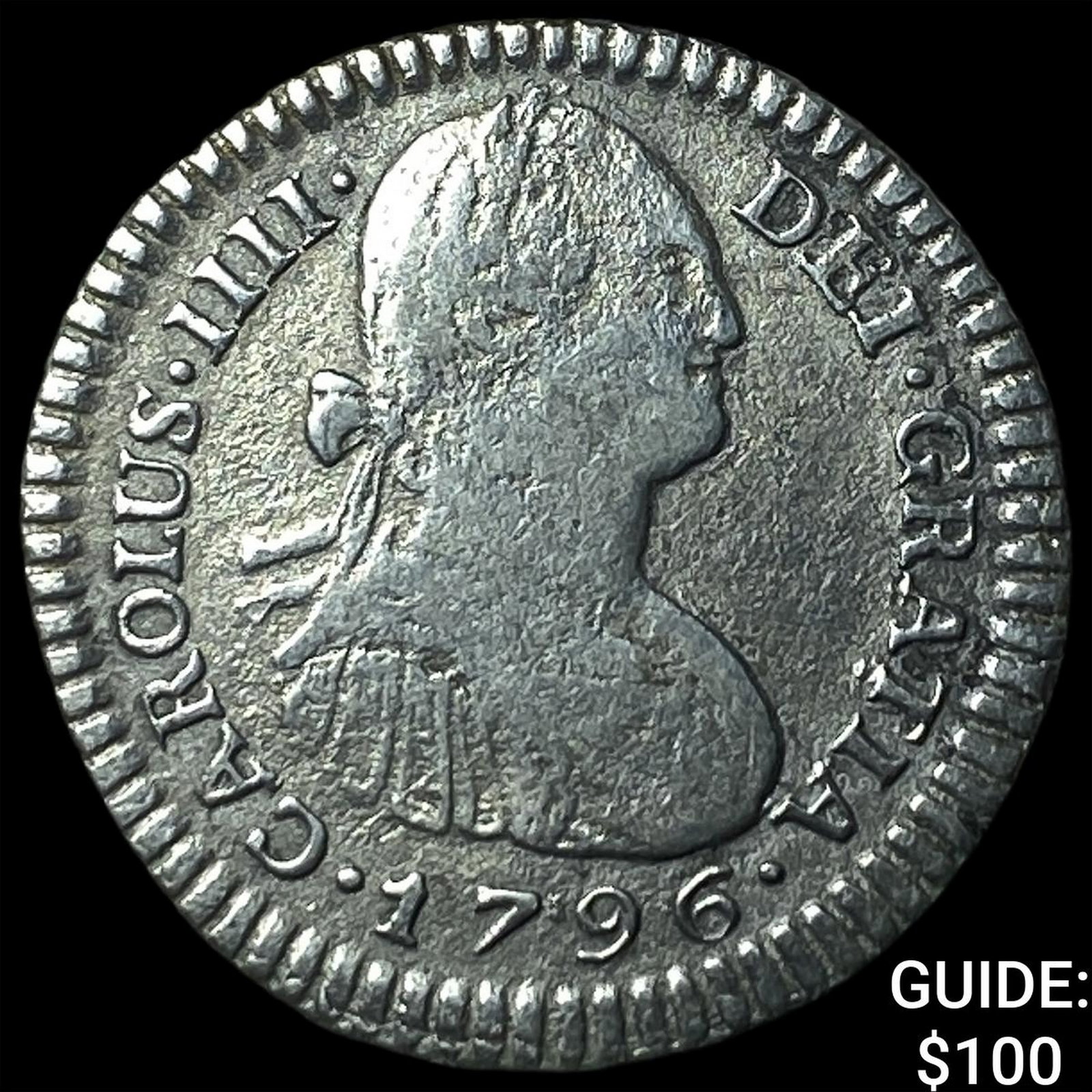 1796 PP Bolivia Potosi Silver 1 Real (1 of 2)