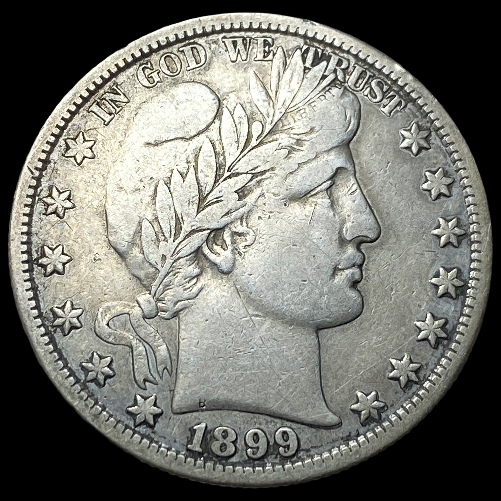 1899-S Silver Barber Half Dollar LIGHTLY CIRCULATED (1 of 2)