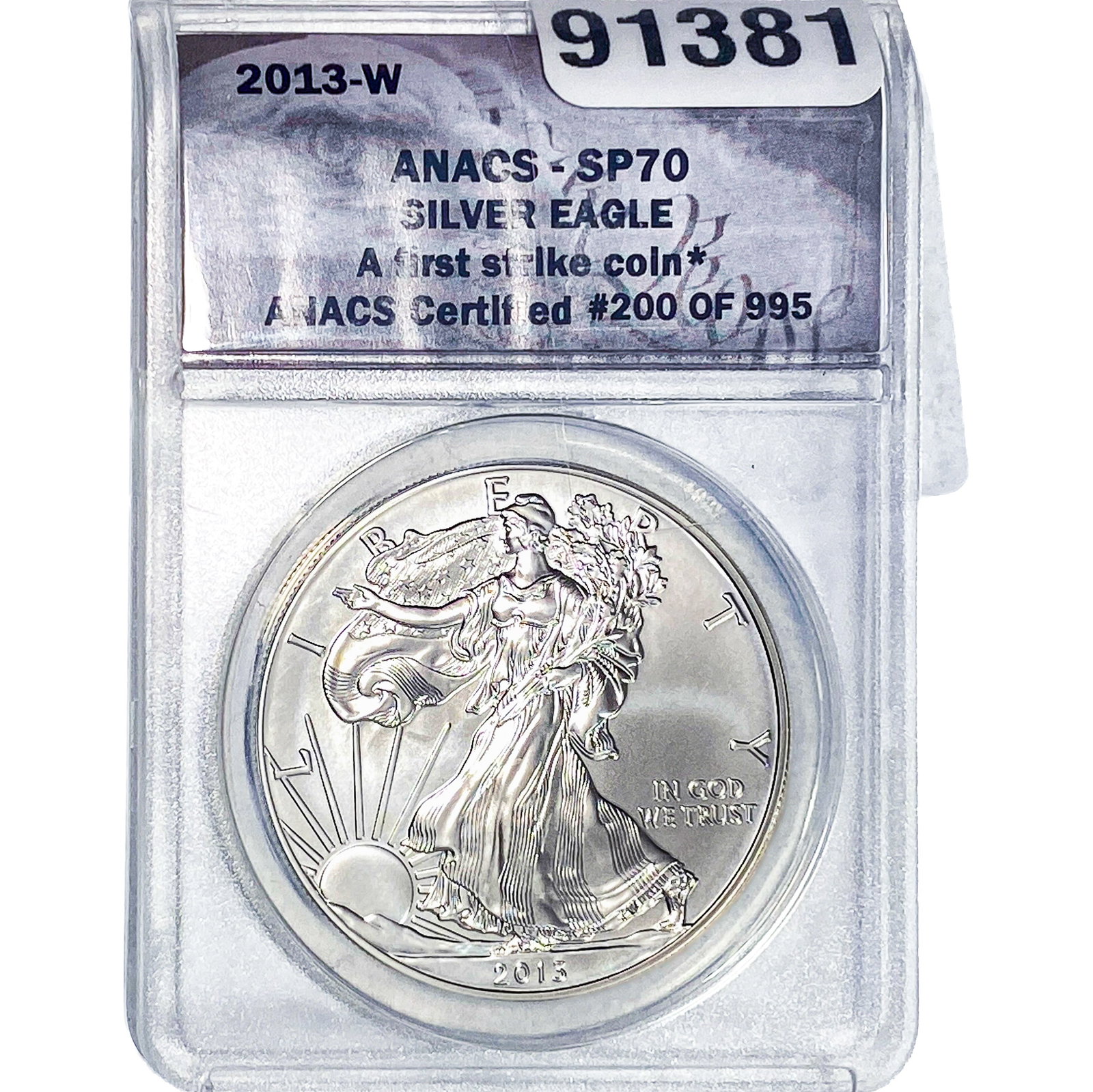 2013-W $1 1OZ SE ANACS SP70 (1 of 2)