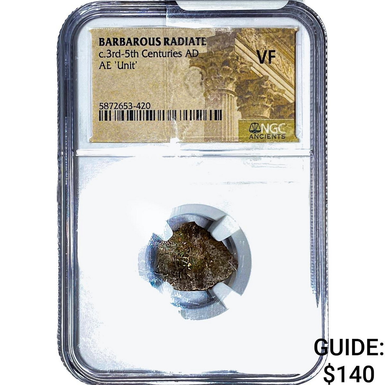 Barbarous Radiate, 3rd-5th Centuries AD AE 'Unit' NGC VF (1 of 2)