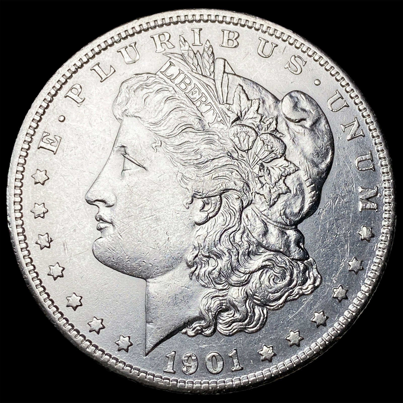 1901-S Silver Morgan Dollar CLOSELY UNCIRCULATED: 1901-S Silver Morgan Dollar CLOSELY UNCIRCULATED