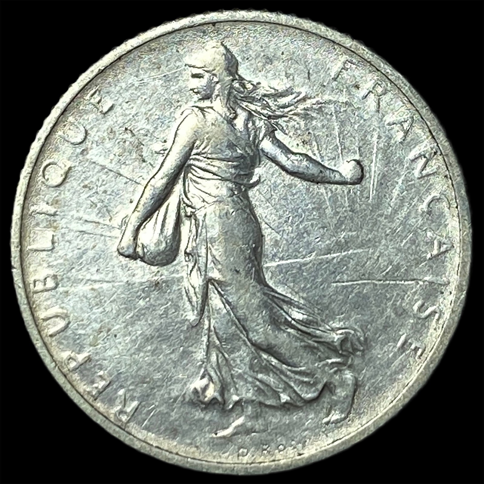 1915 France Silver 1 Franc: 1915 France Silver 1 Franc