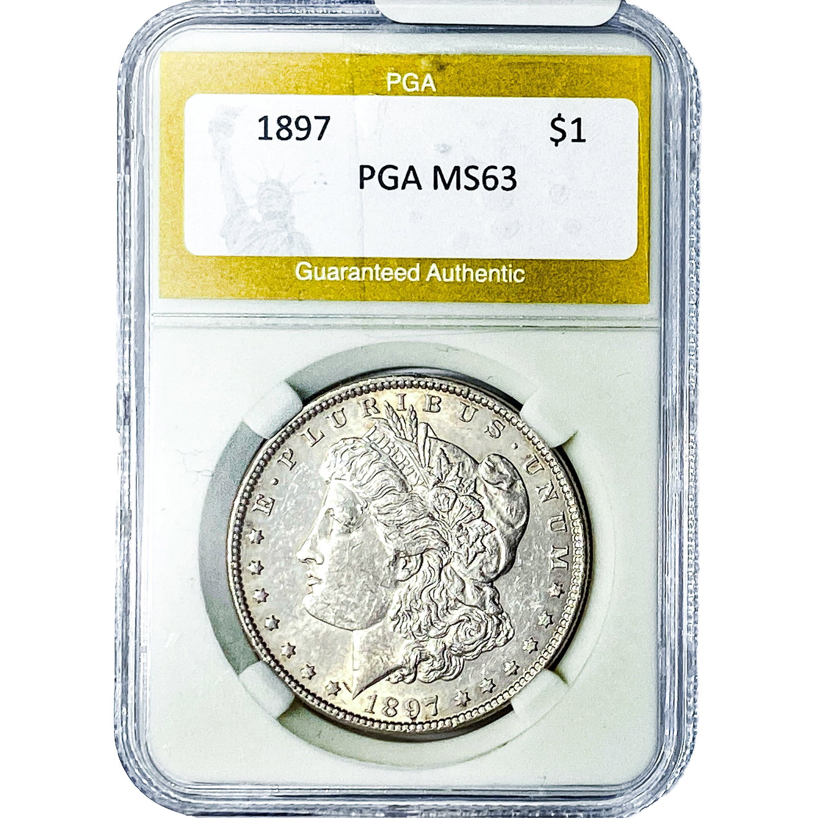 1897 Morgan Silver Dollar PGA MS63 (1 of 2)