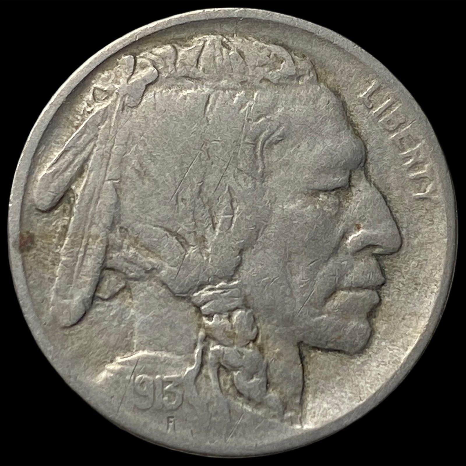 1913-D Type 1 Buffalo Nickel LIGHTLY CIRCULATED (1 of 2)
