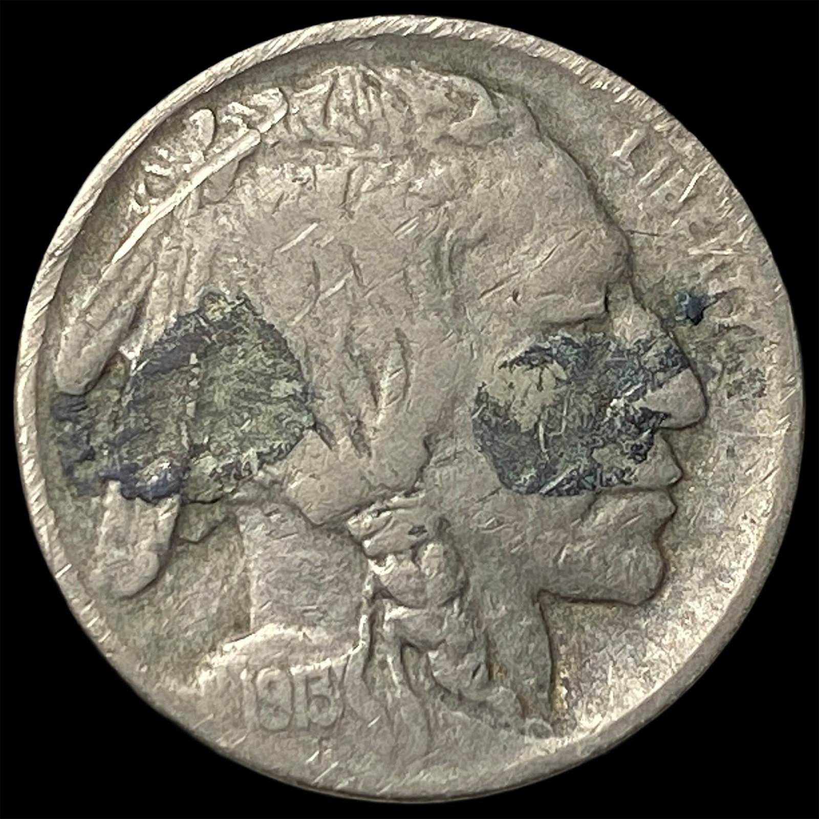 1913-D Type 1 Buffalo Nickel NEARLY UNCIRCULATED (1 of 2)