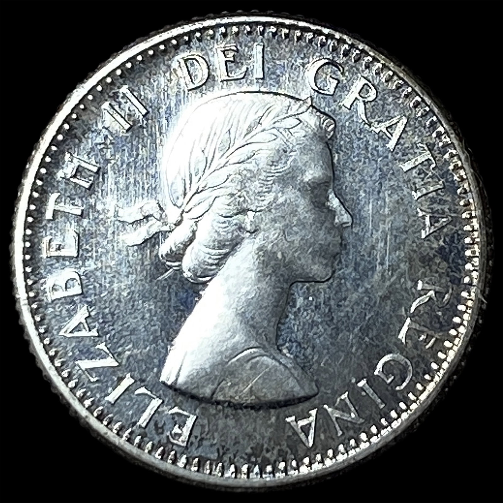 1959 Canada SIlver 10 Cents: 1959 Canada SIlver 10 Cents