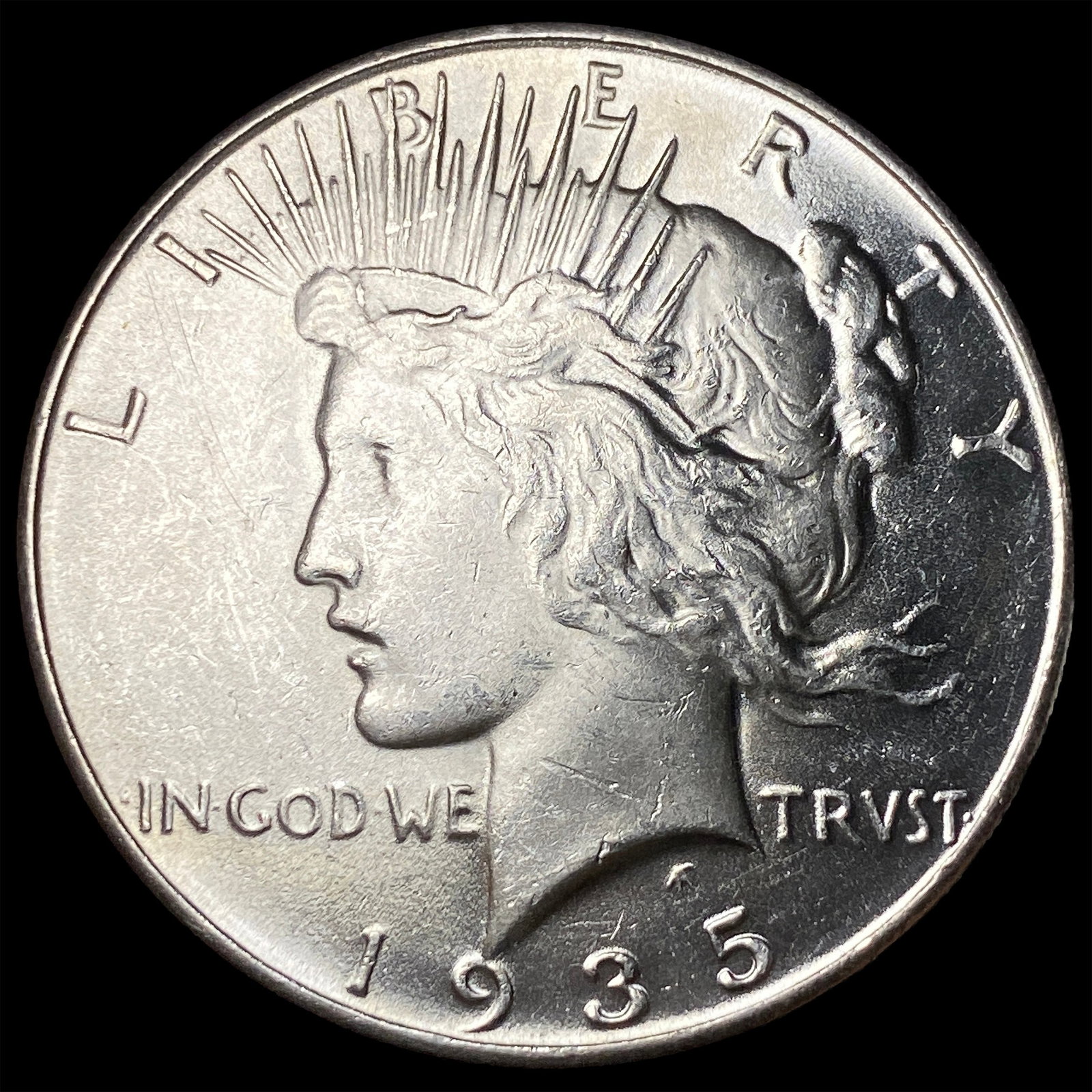 1935 Silver Peace Dollar UNCIRCULATED: 1935 Silver Peace Dollar UNCIRCULATED