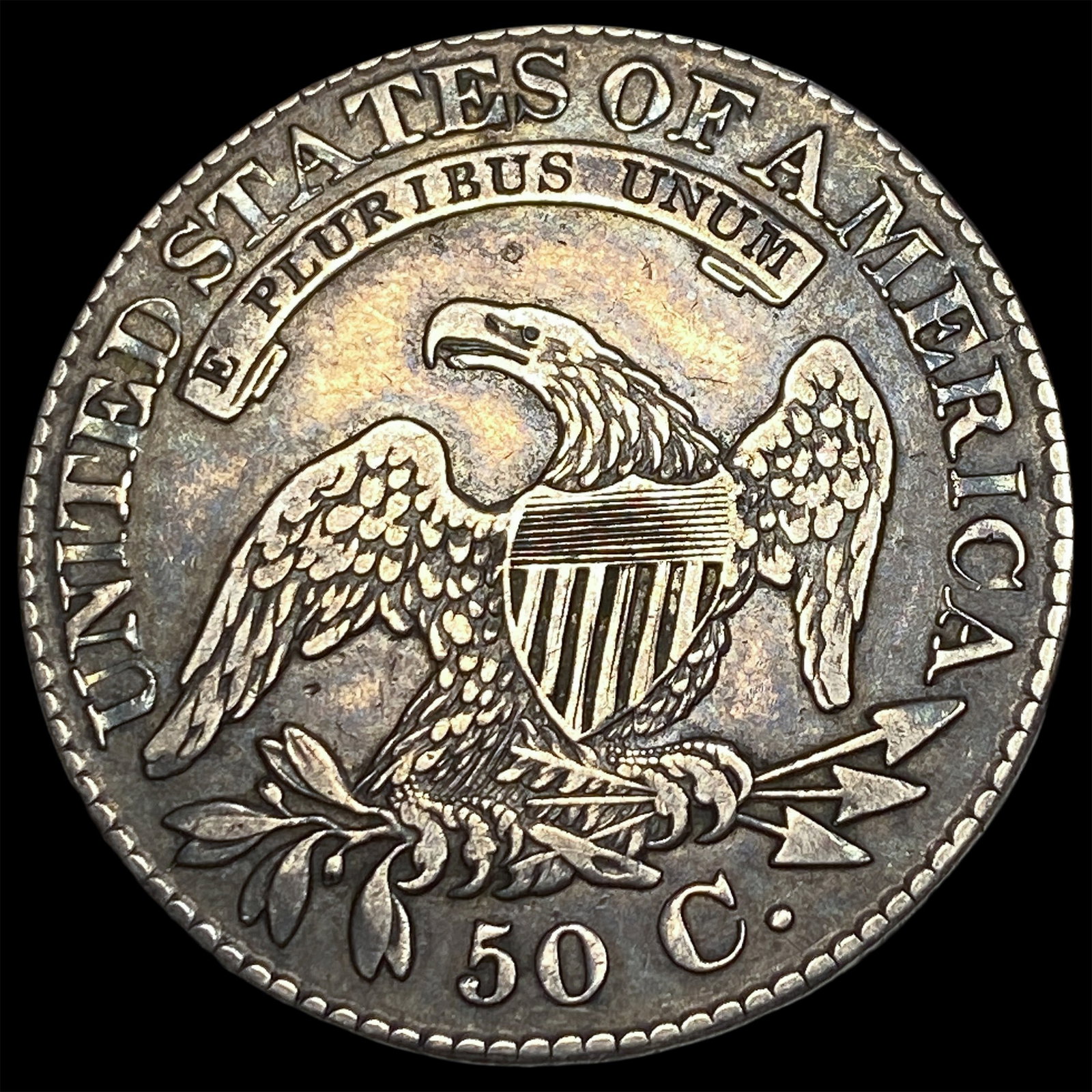 1828 Capped Bust Half Dollar HIGH GRADE - 2