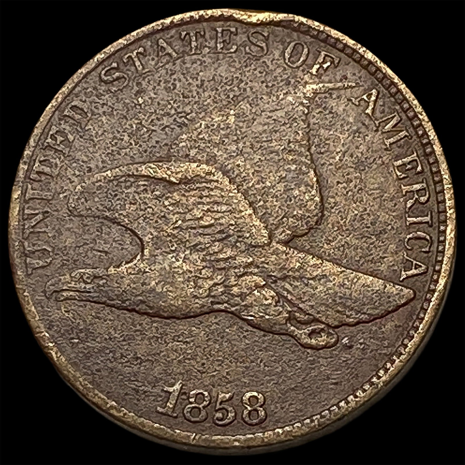 1858 Flying Eagle Cent LIGHTLY CIRCULATED: 1858 Flying Eagle Cent LIGHTLY CIRCULATED
