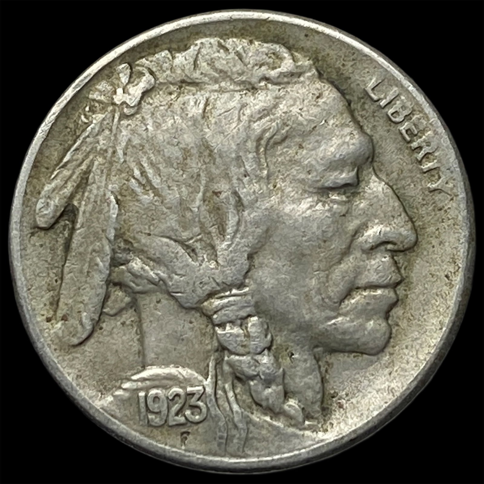 1923-S Buffalo Nickel CLOSELY UNCIRCULATED: 1923-S Buffalo Nickel CLOSELY UNCIRCULATED