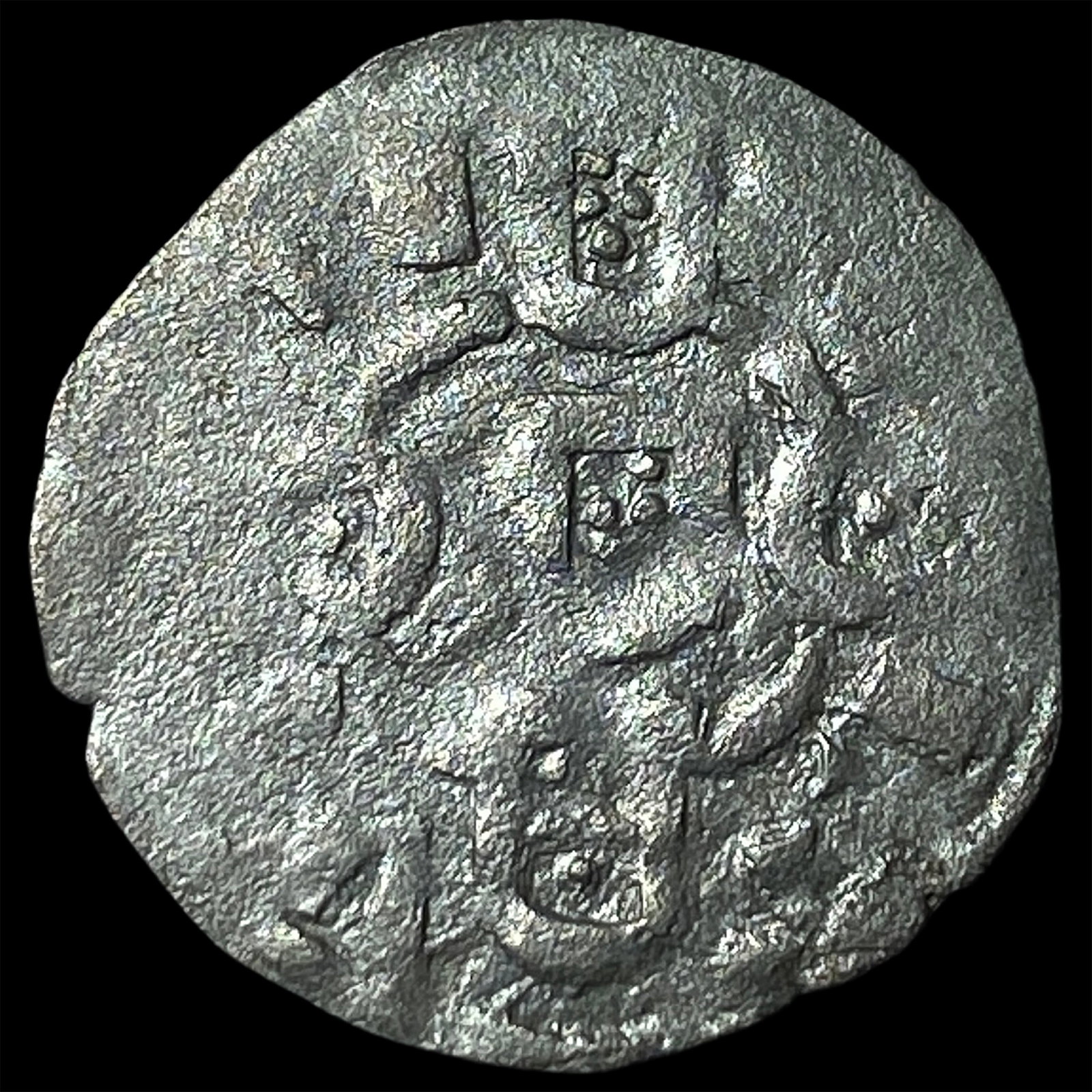 1248-1779 Portugal Alfonso III Silver Denero: 1248-1779 Portugal Alfonso III Silver Denero