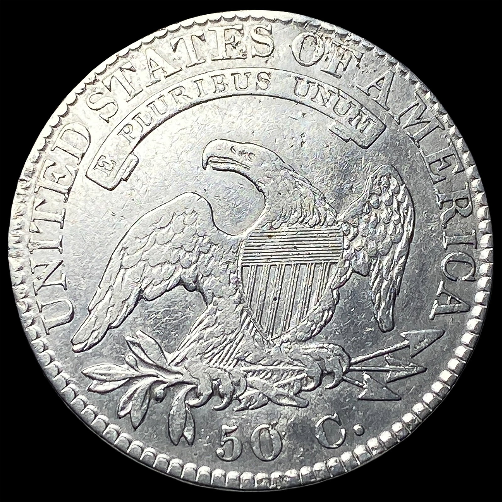1822 Capped Bust Half Dollar HIGH GRADE - 2