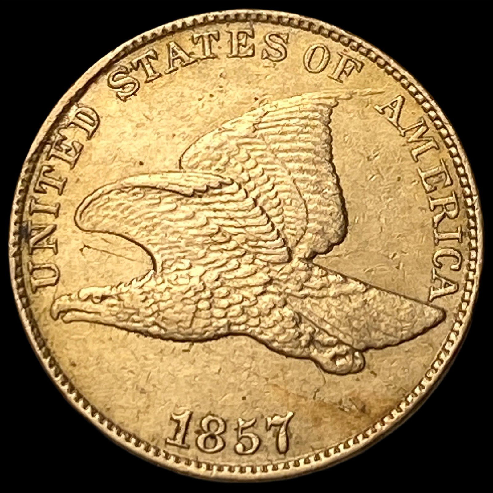 1857 Flying Eagle Cent UNCIRCULATED (1 of 2)