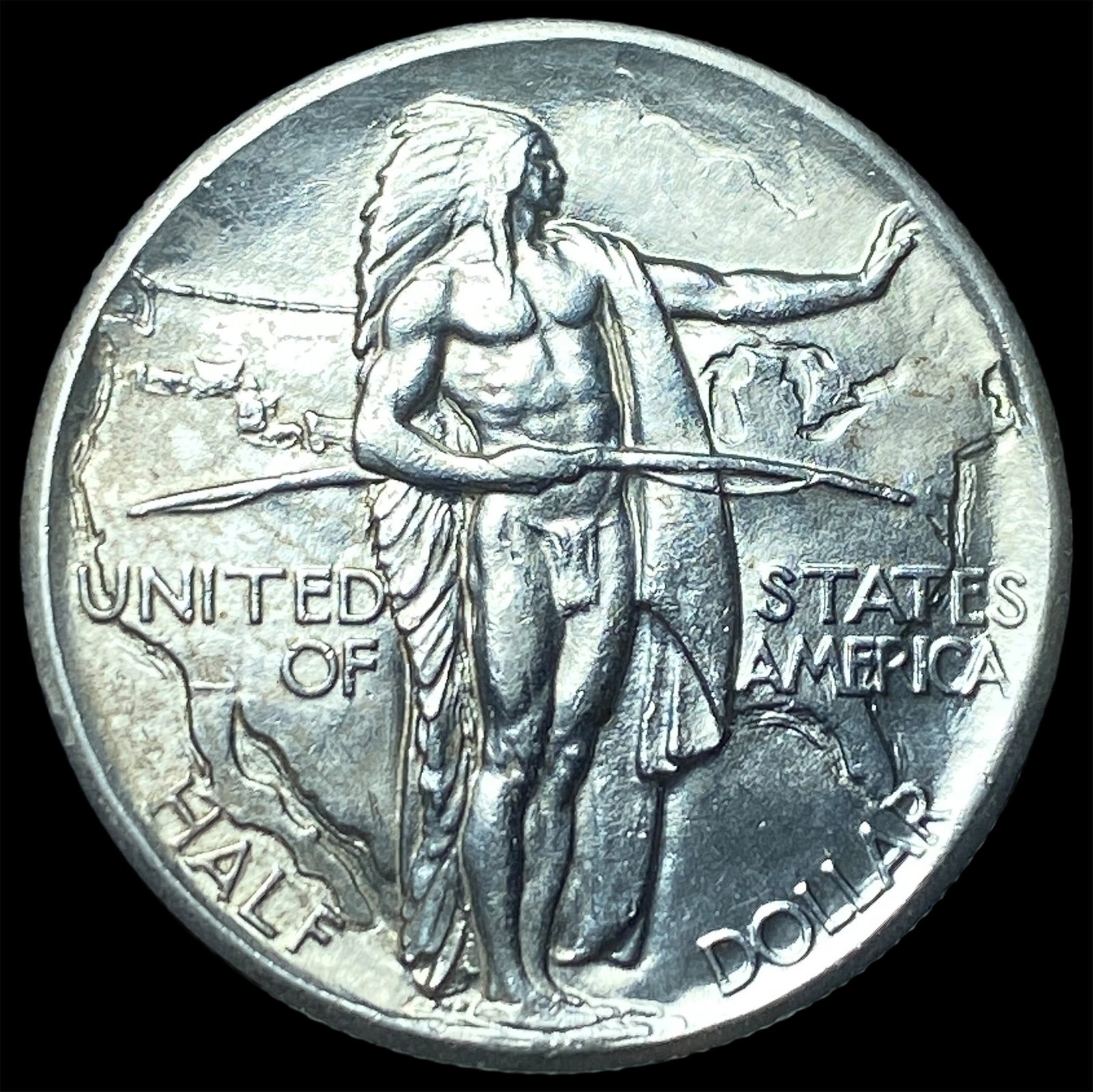 1926 Silver Oregon Trail Half Dollar GEM BU: 1926 Silver Oregon Trail Half Dollar GEM BU
