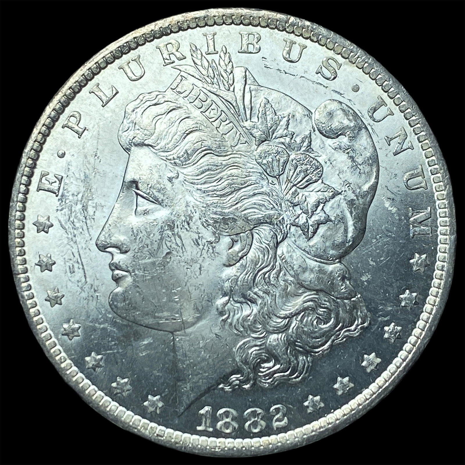 1882-CC Silver Morgan Dollar CHOICE BU (1 of 2)