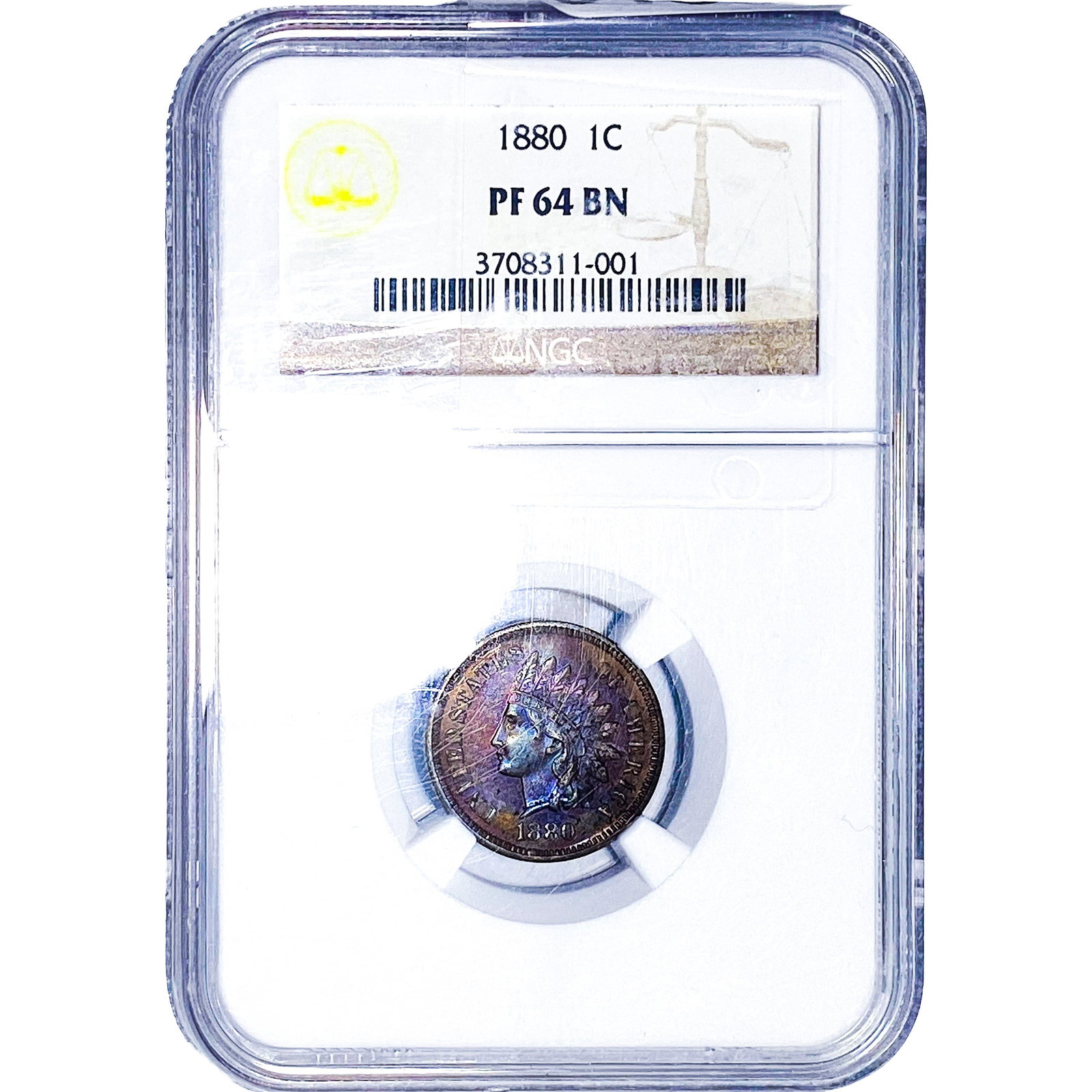 1880 Indian Head Cent NGC PF64 BN (1 of 2)