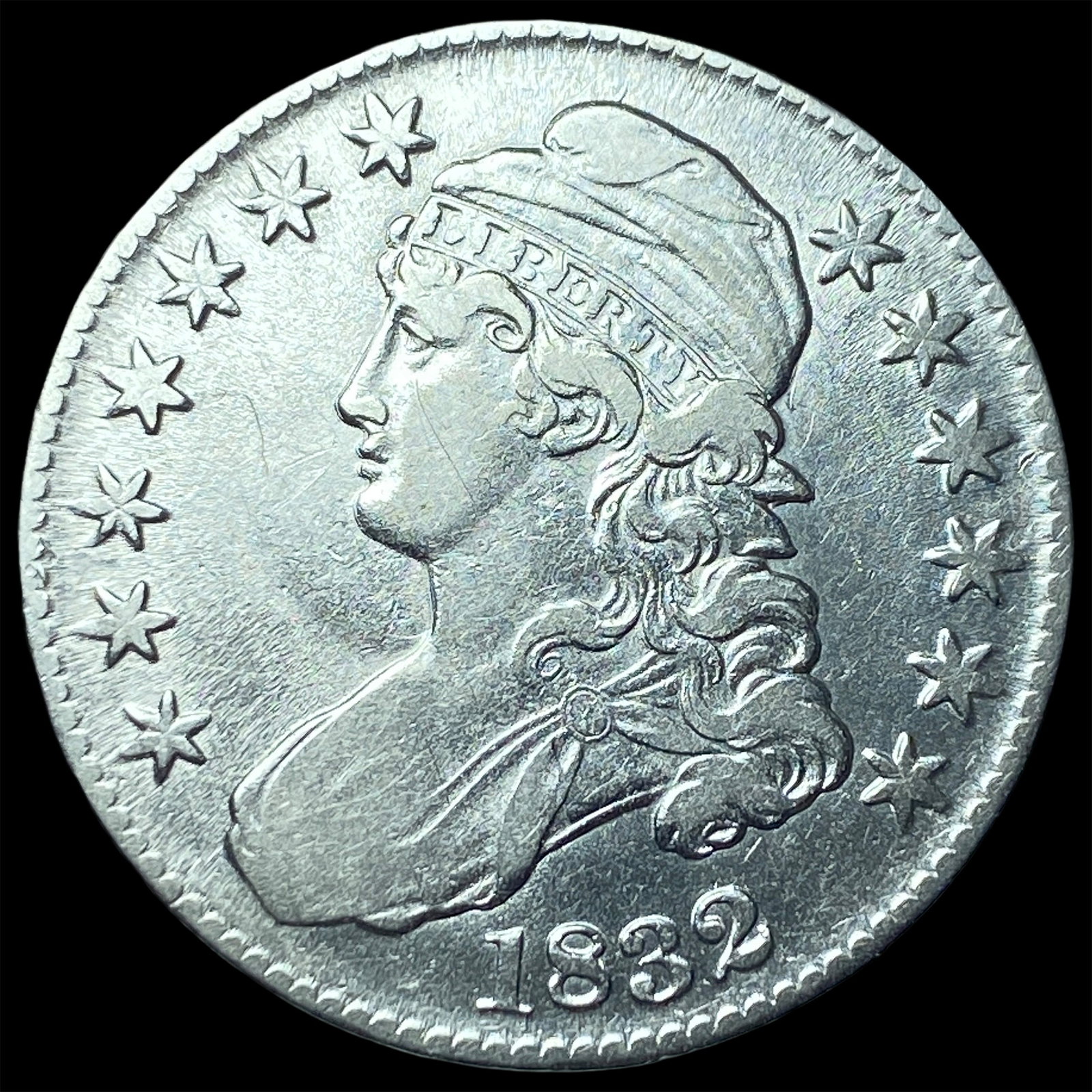 1832 Capped Bust Half Dollar CLOSELY UNCIRCULATED (1 of 2)