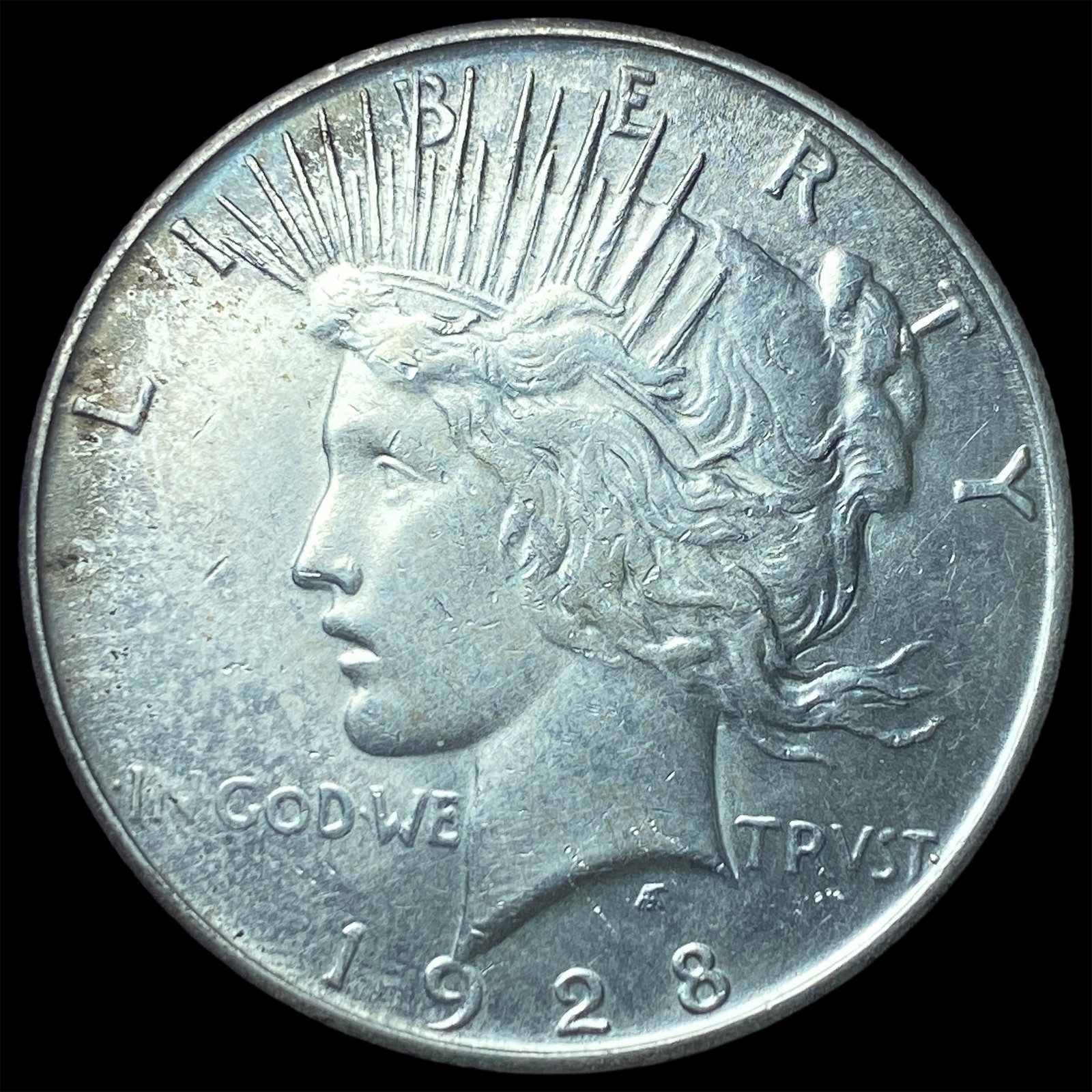 1928-S Silver Peace Dollar CLOSELY UNCIRCULATED: 1928-S Silver Peace Dollar CLOSELY UNCIRCULATED