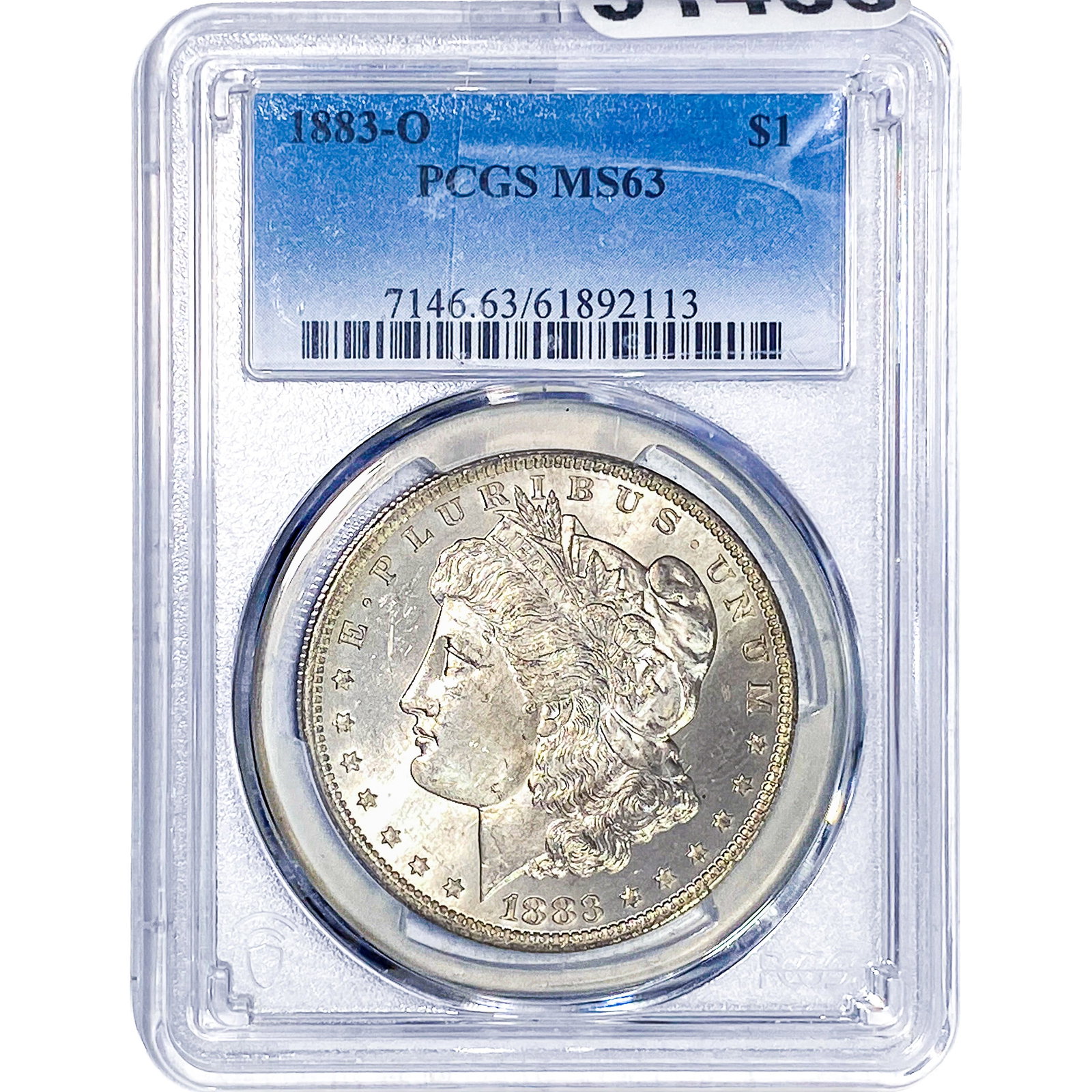 1883-O Morgan Silver Dollar PCGS MS63: 1883-O Morgan Silver Dollar PCGS MS63