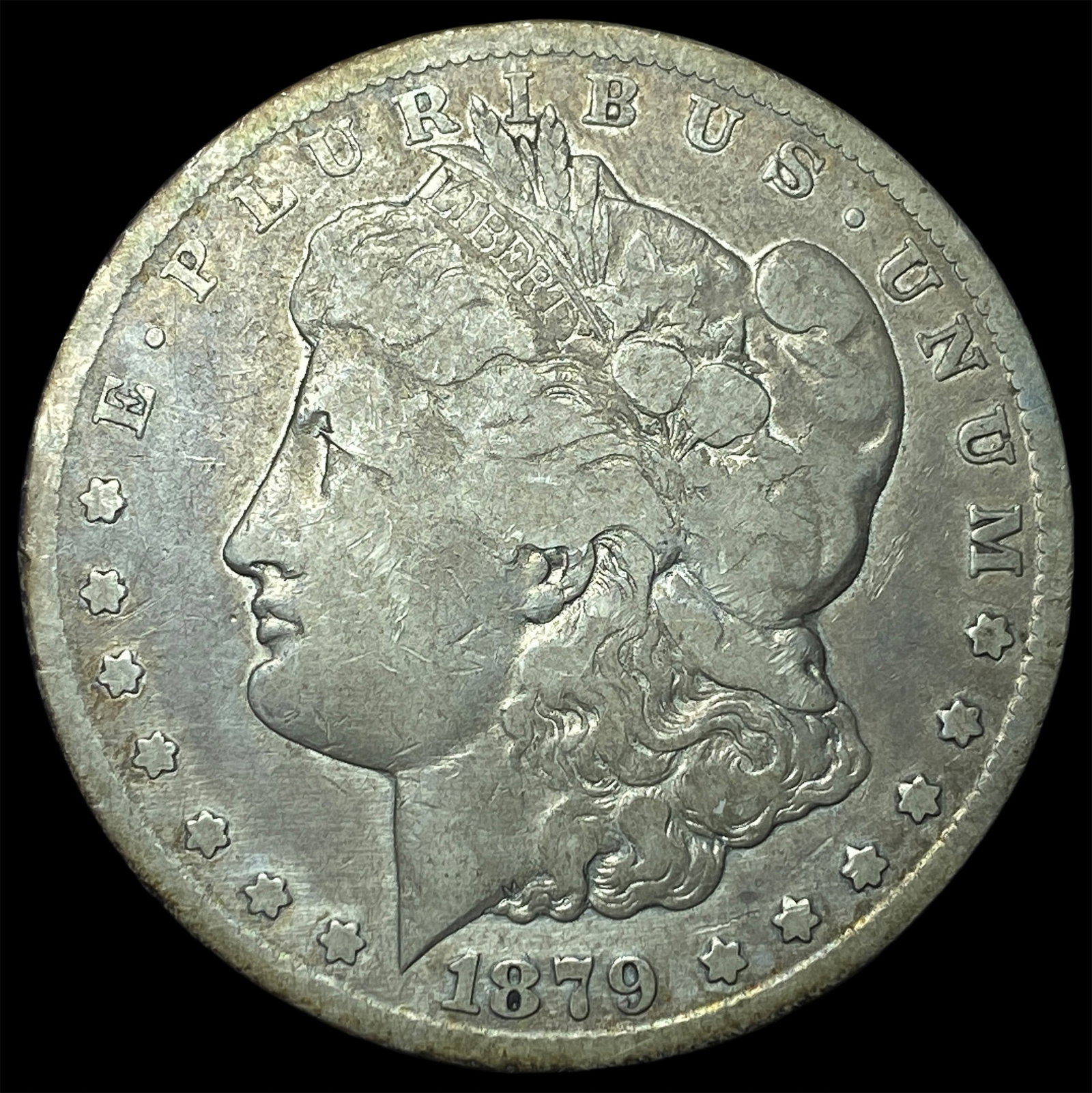 1879-CC Silver Morgan Dollar LIGHTLY CIRCULATED (1 of 2)