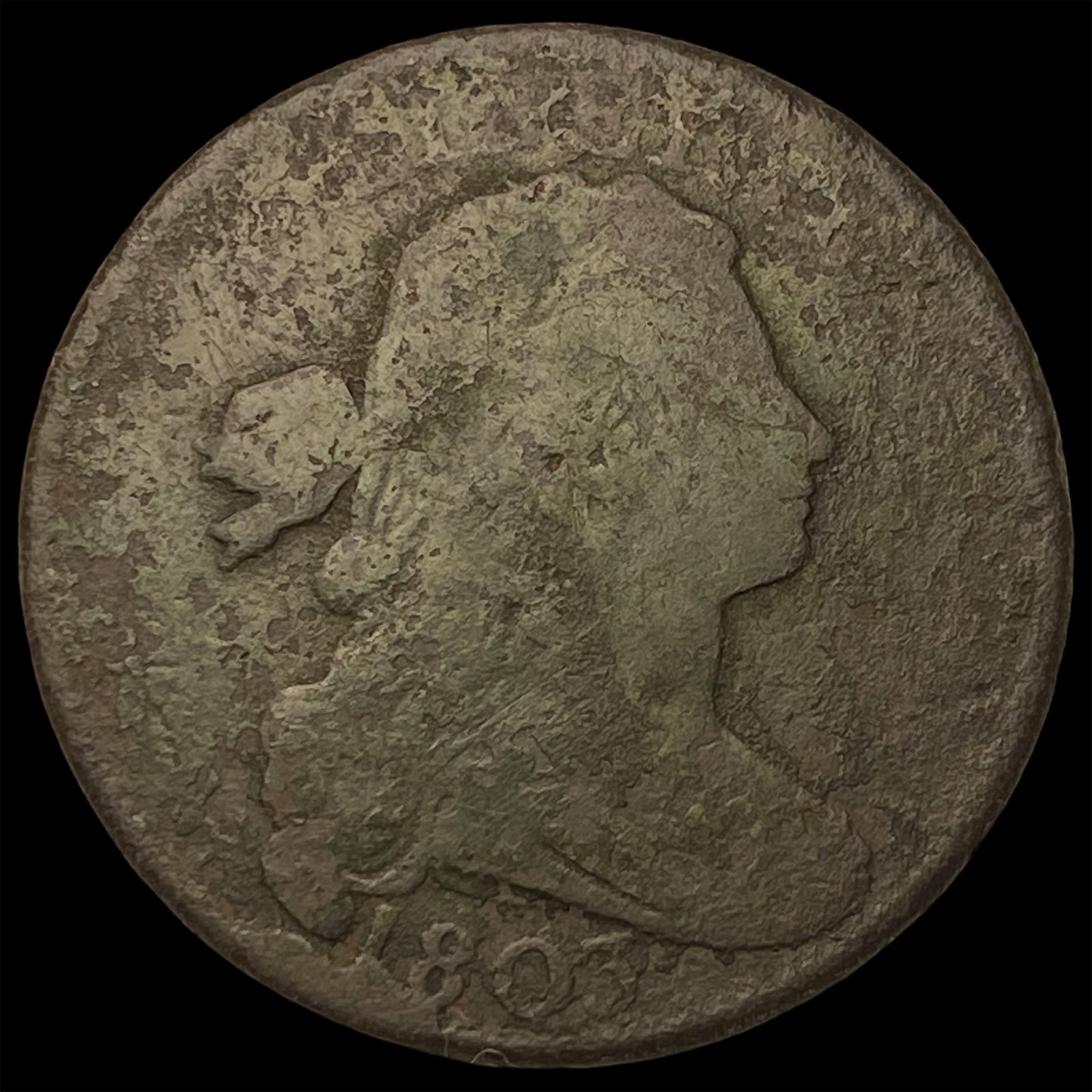 1803 Draped Bust Large Cent NICELY CIRCULATED (1 of 2)
