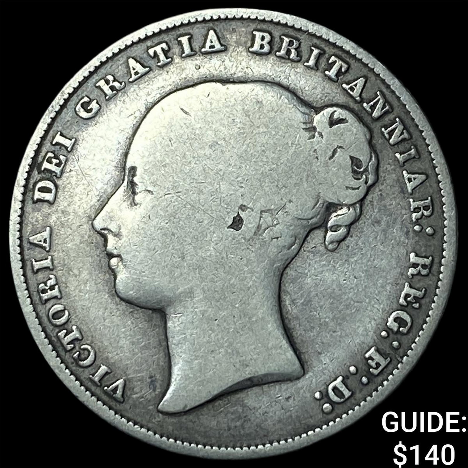 1851 Great Britain SIlver 1 Shilling (1 of 2)