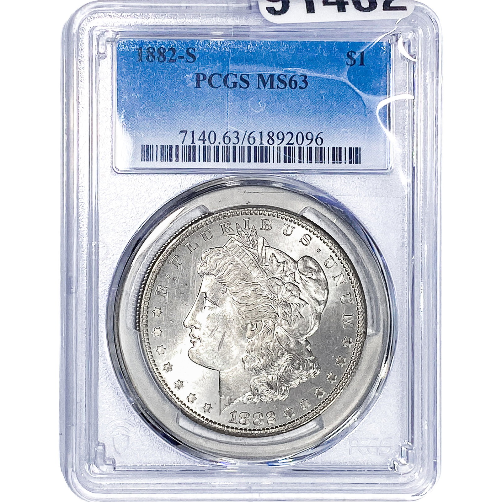 1882-S Morgan Silver Dollar PCGS MS63 (1 of 2)