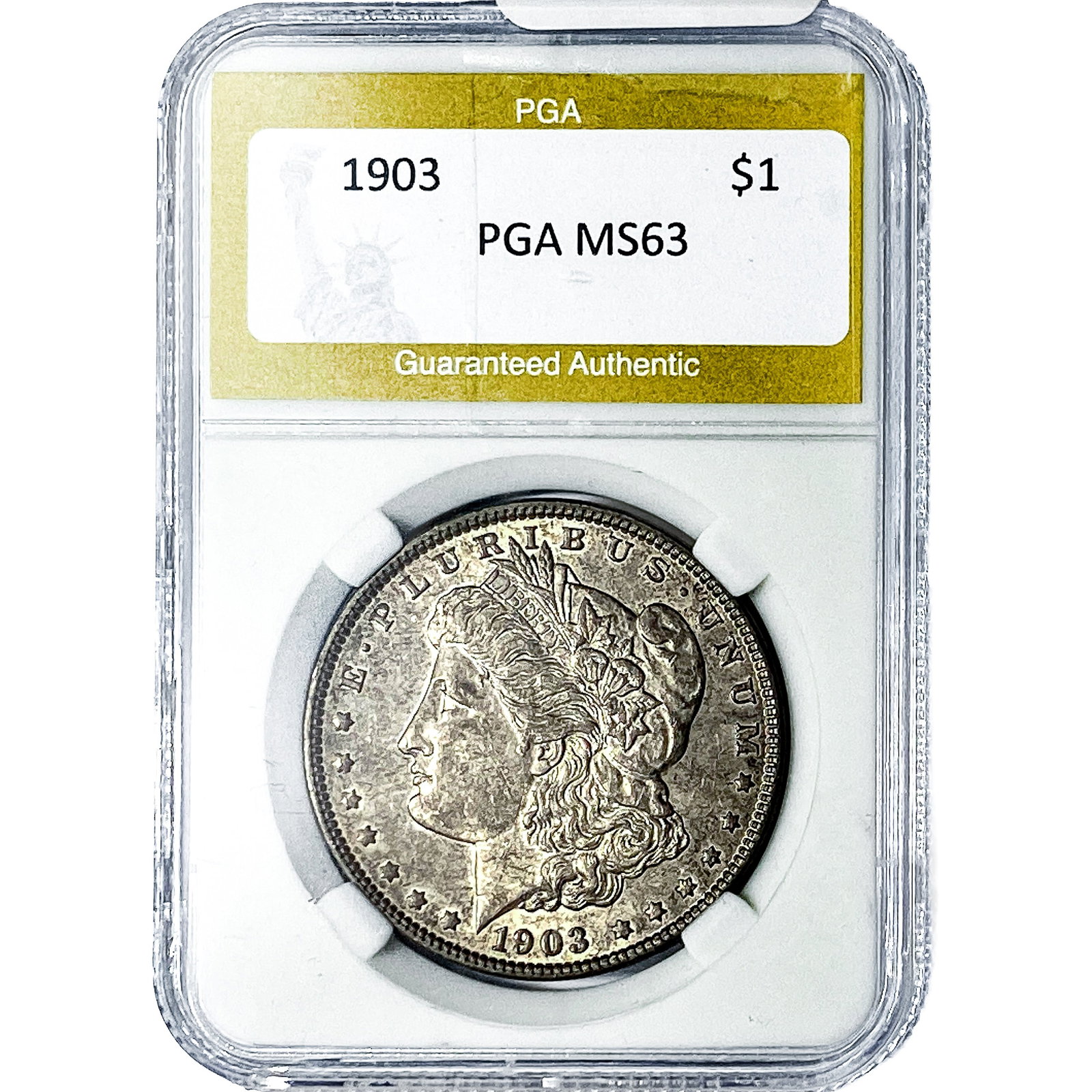 1903 Morgan Silver Dollar PGA MS63: 1903 Morgan Silver Dollar PGA MS63