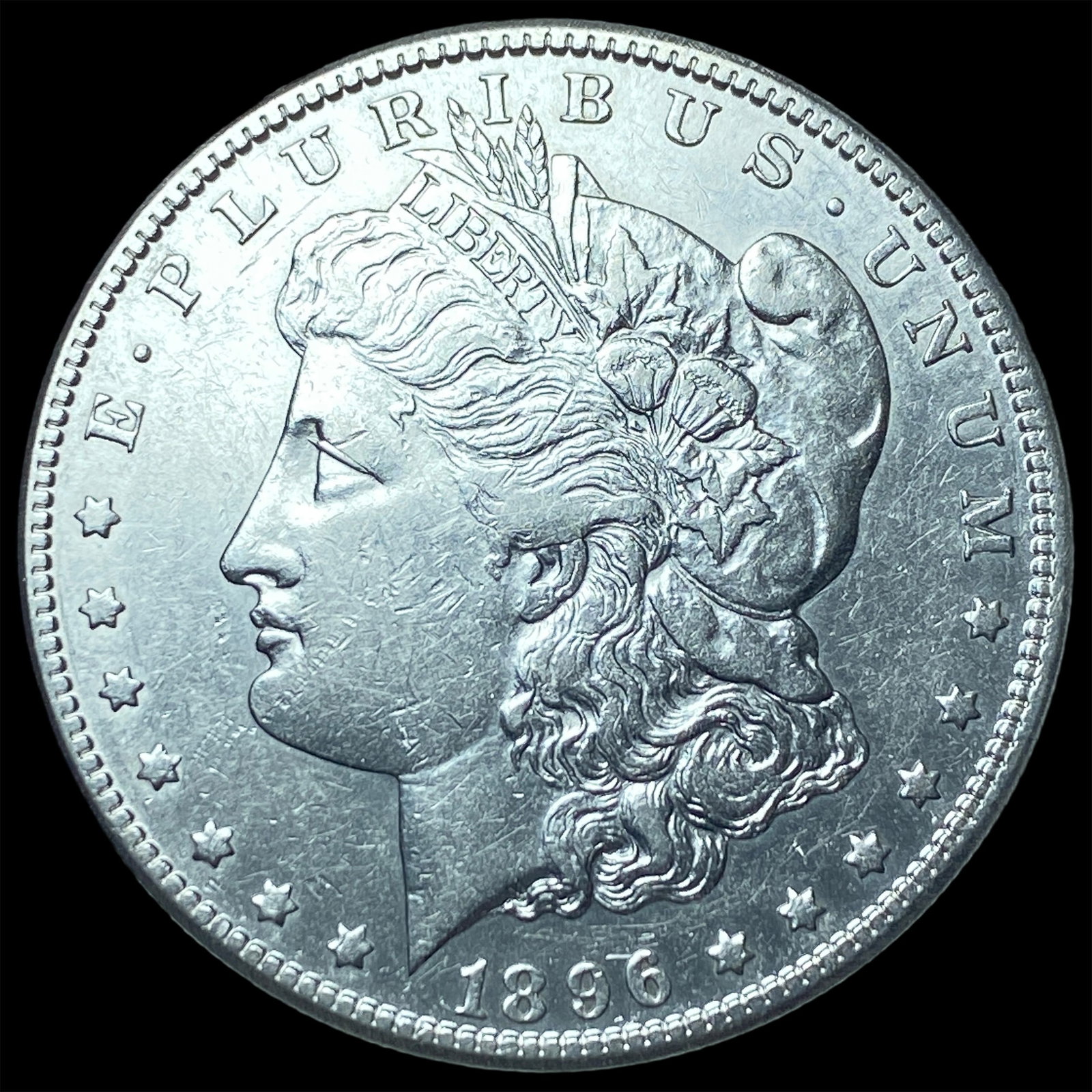 1896-S Morgan Silver Dollar CLOSELY UNCIRCULATED: 1896-S Morgan Silver Dollar CLOSELY UNCIRCULATED