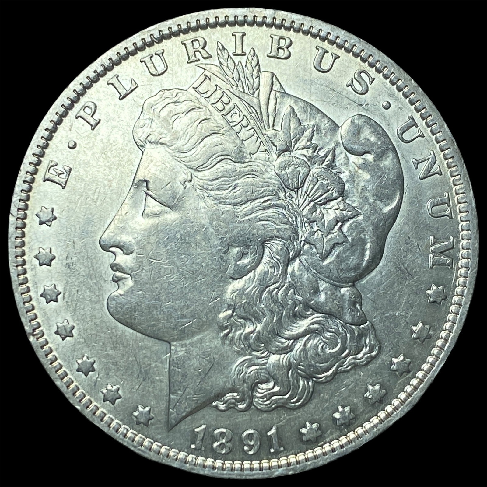 1891-O Silver Morgan Dollar CLOSELY UNCIRCULATED: 1891-O Silver Morgan Dollar CLOSELY UNCIRCULATED