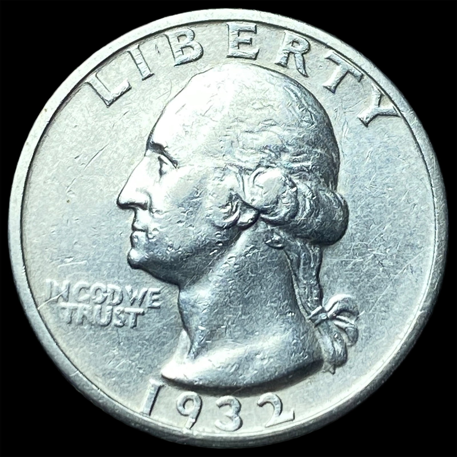 1932-S Silver Washington Quarter CLOSELY UNCIRCULATED: 1932-S Silver Washington Quarter CLOSELY UNCIRCULATED