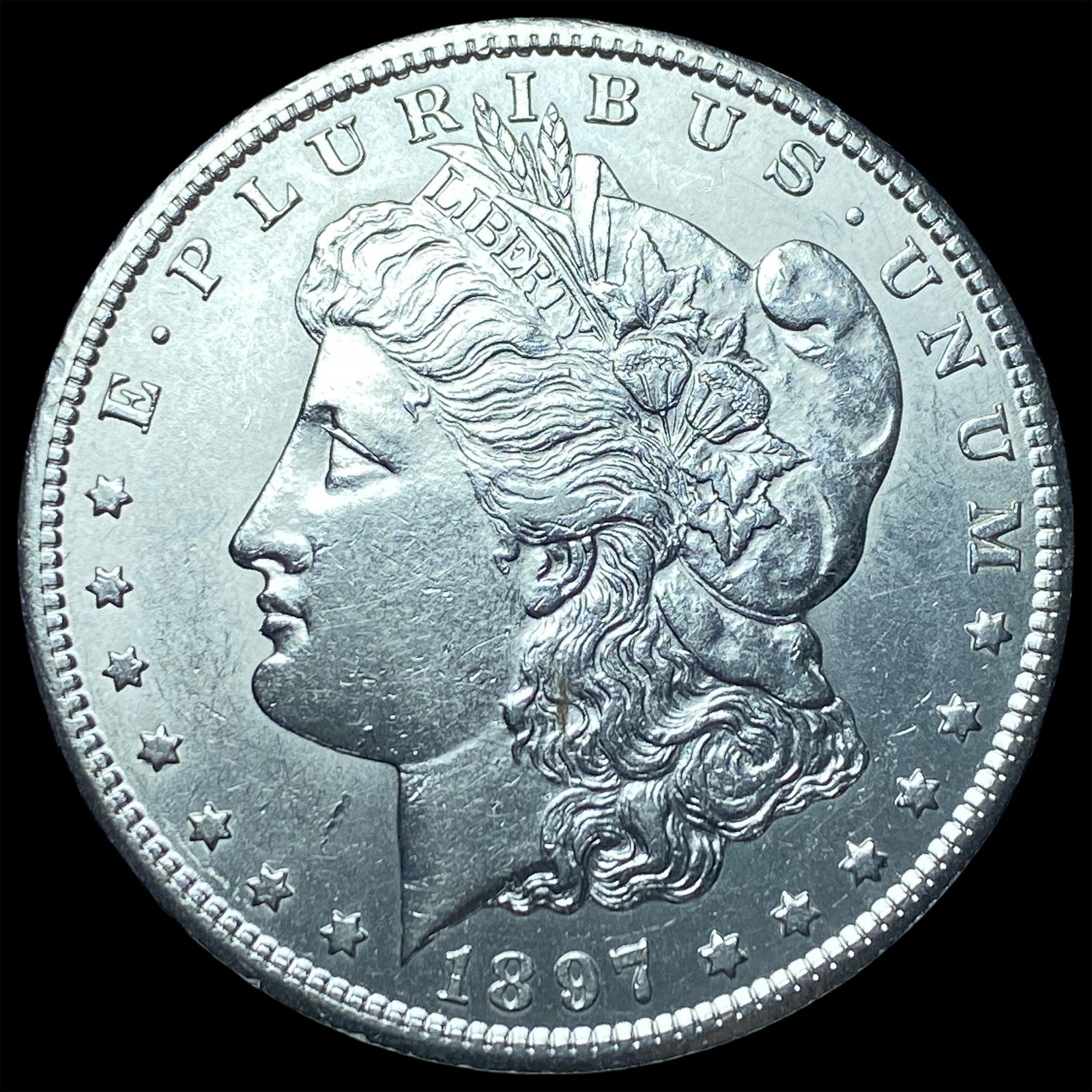 1897-S Silver Morgan Dollar UNCIRCULATED: 1897-S Silver Morgan Dollar UNCIRCULATED